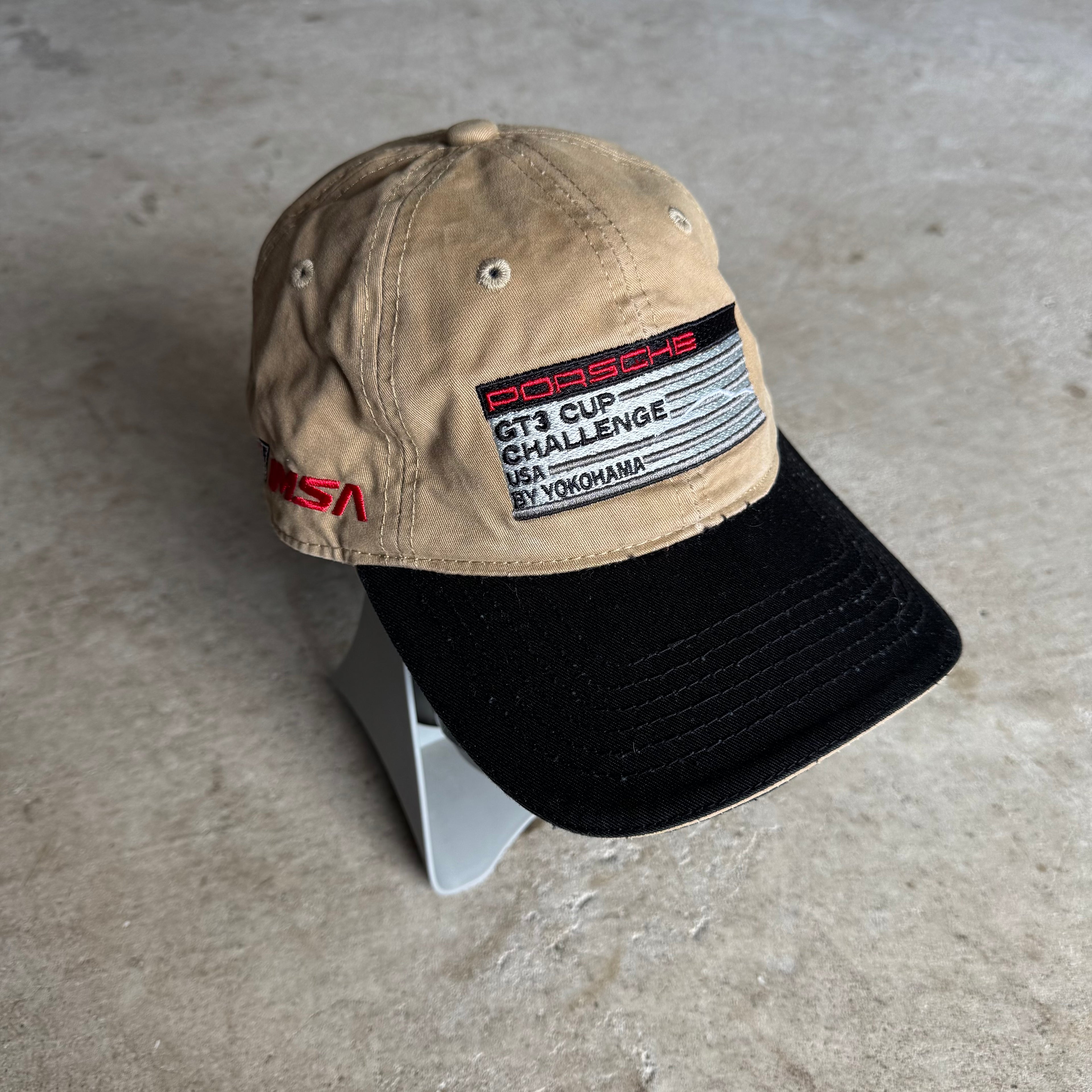 Porsche Yokohama GT3 Cup Podium Khaki Strapback Hat