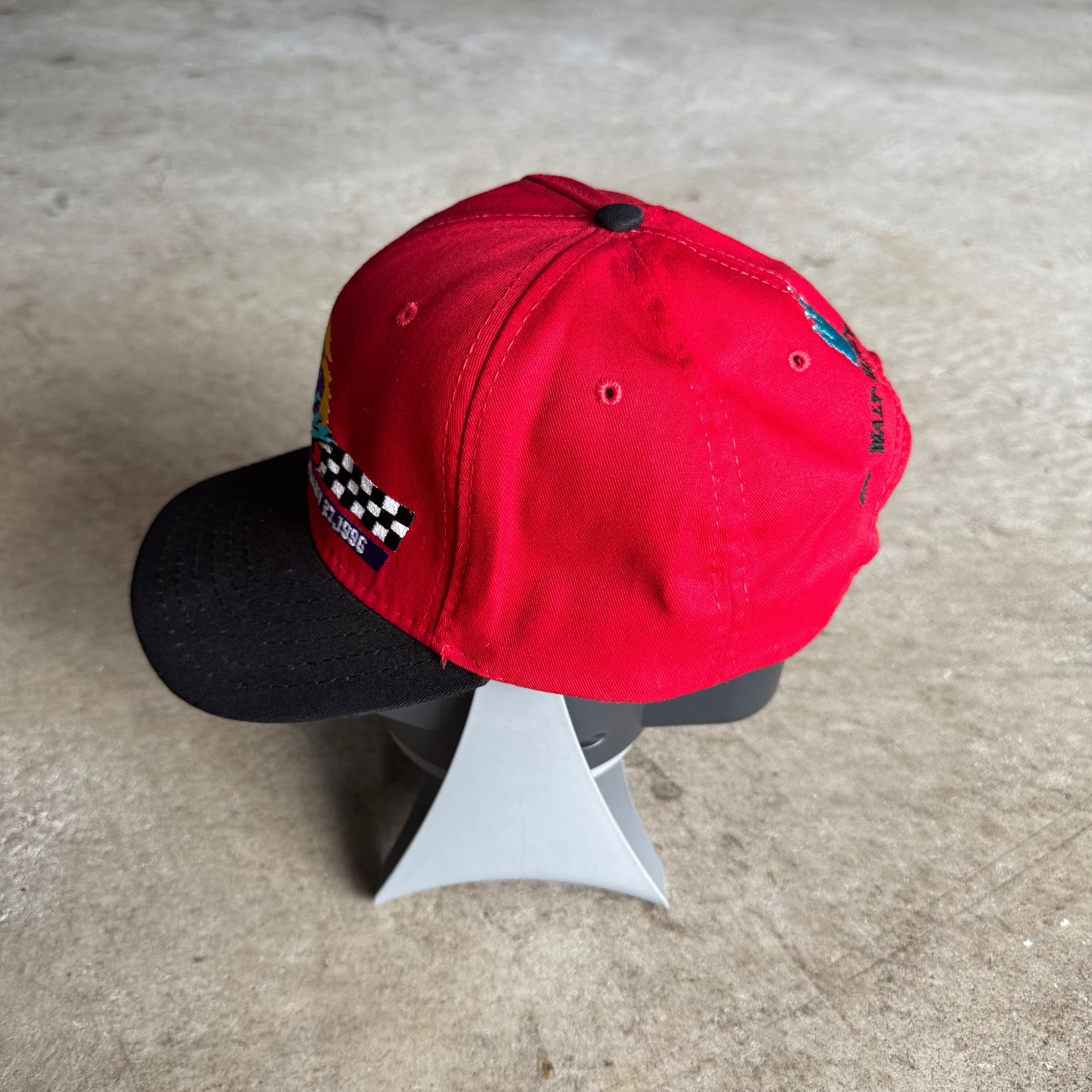 1996 Indy 500 at Walt Disney World Red Snapback Hat