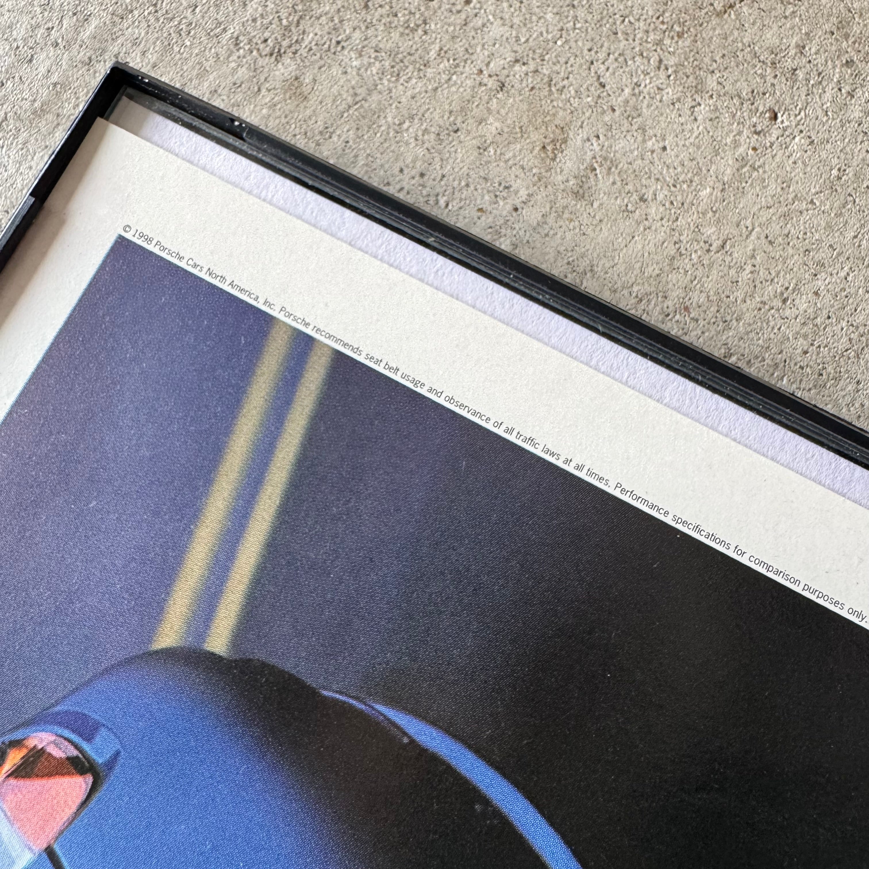 1998 Porsche Everything We Know Framed Advertisement