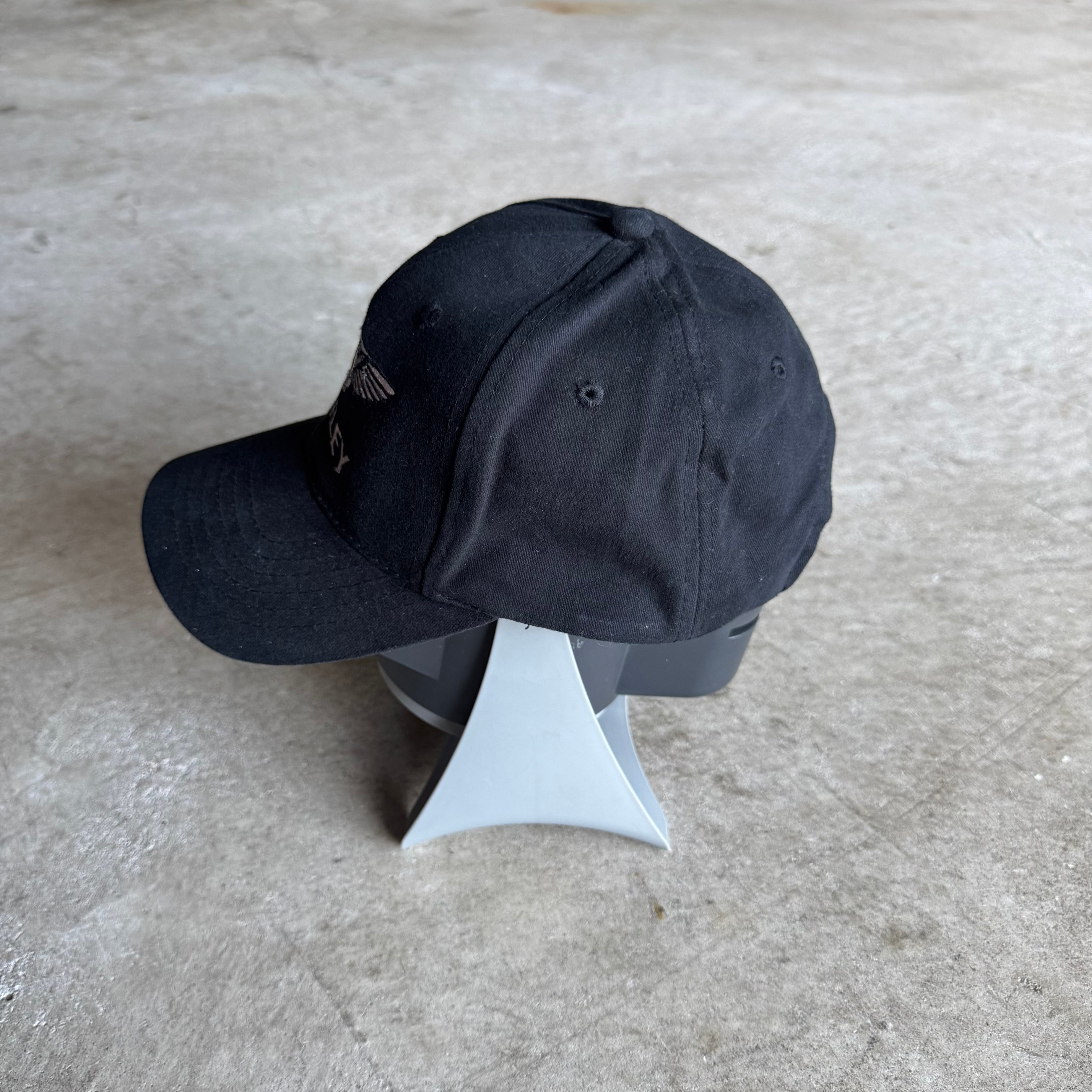 90s Bently Embroidered Black Cap Hat