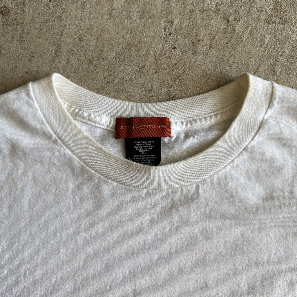 2000s Porsche Cayenne White T Shirt (XL)