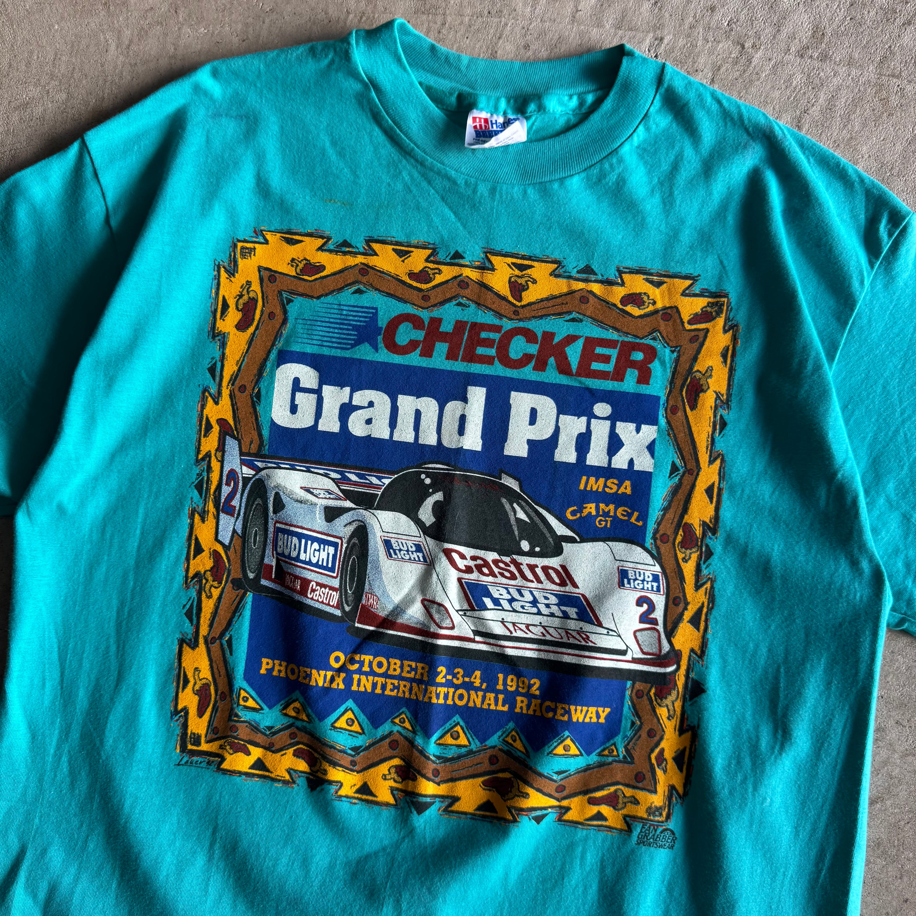 1992 IMSA Camel GT Jaguar XJR-14 Blue T Shirt