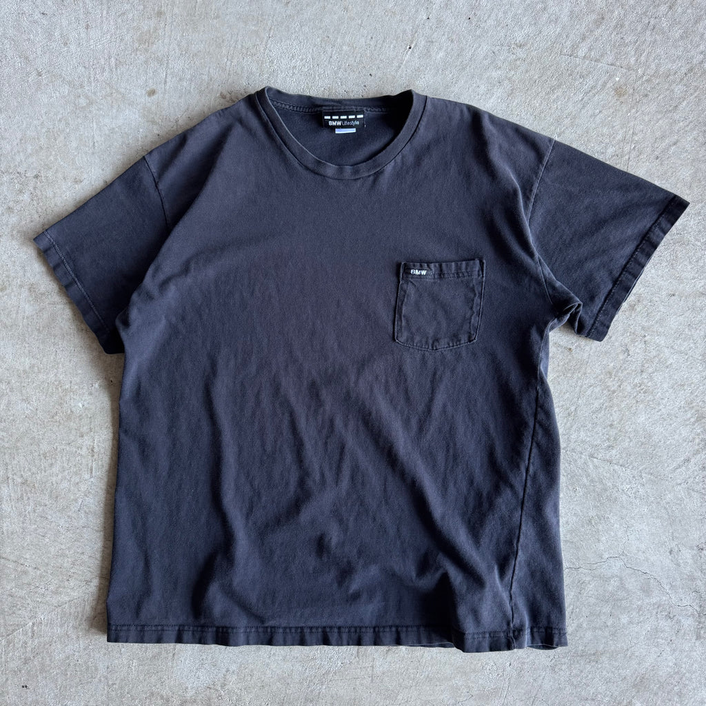 2000s BMW Lifestyle E46 M3 Black Pocket T Shirt (L)