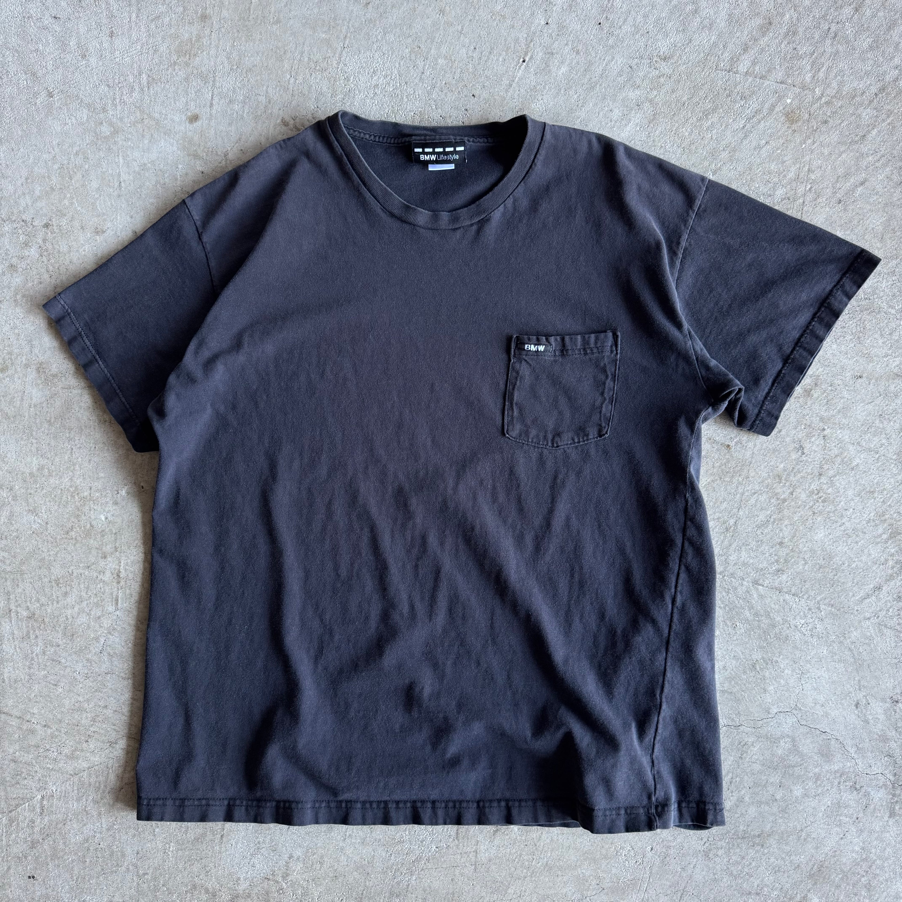 2000s BMW Lifestyle E46 M3 Black Pocket T Shirt (L)