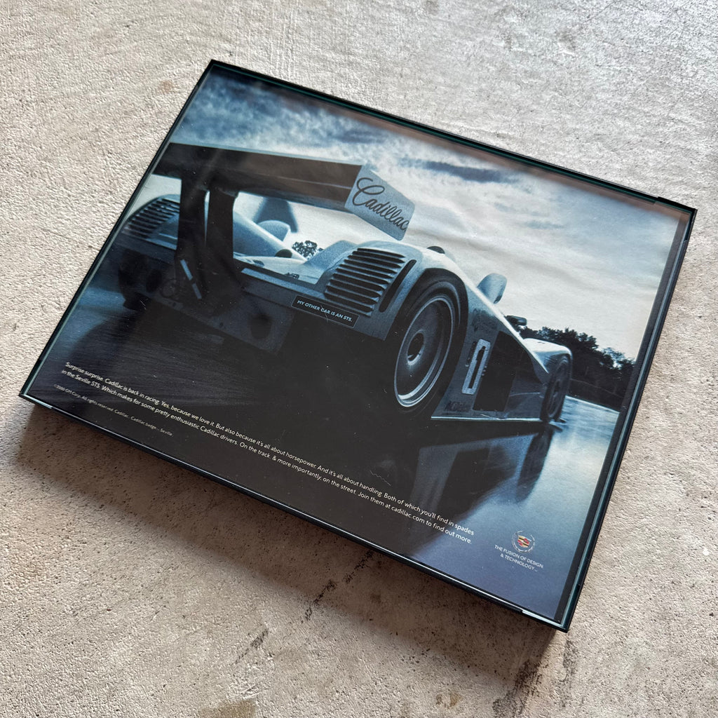2000s Cadillac Racing LMP Framed Advertisement