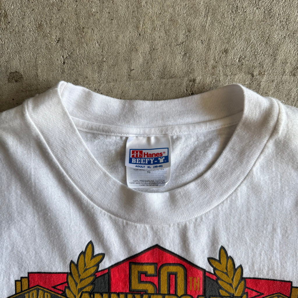 1998 Porsche 50th Anniversary Rothmans 962 White T Shirt (XL)