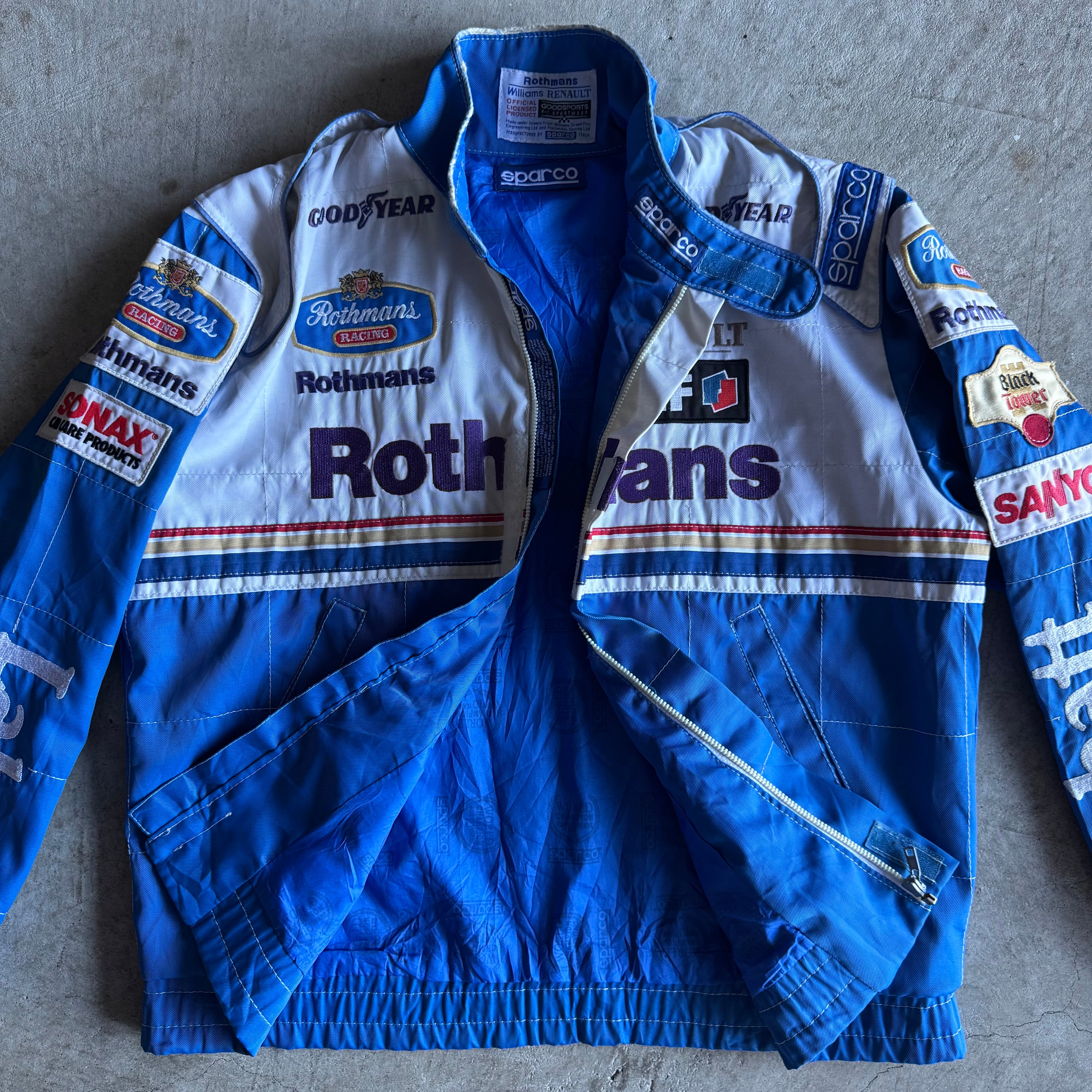 90s Sparco Rothmans Elf Renault F1 Race Jacket (L)