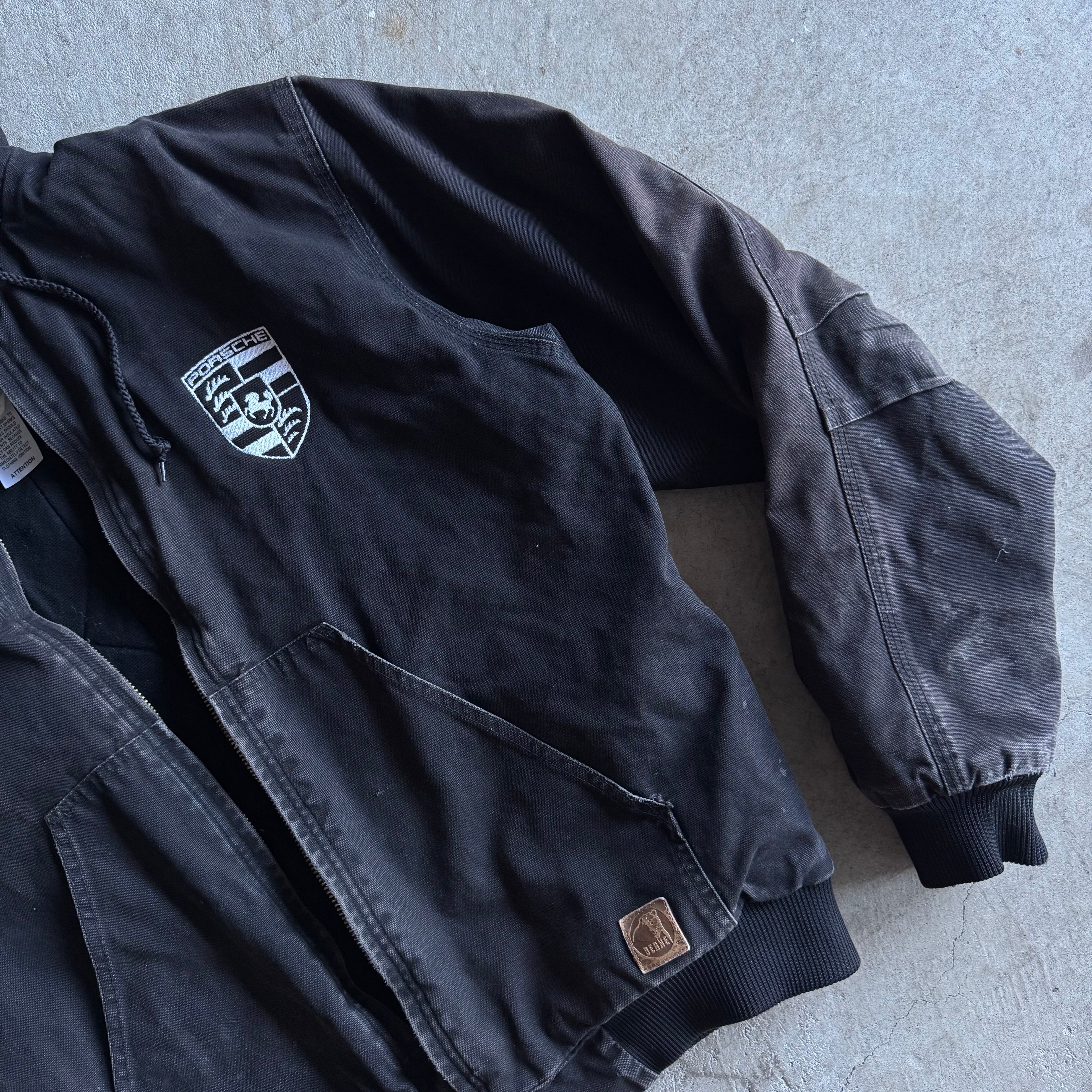 90s Porsche Berne Black Workwear Jacket (L)