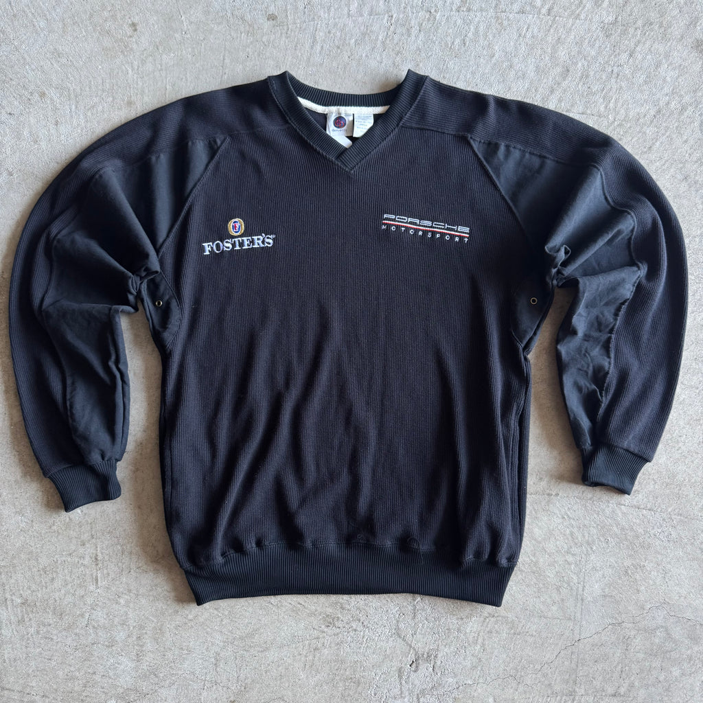 Vintage 90s Porsche Fosters Sweat Shirt Size Small