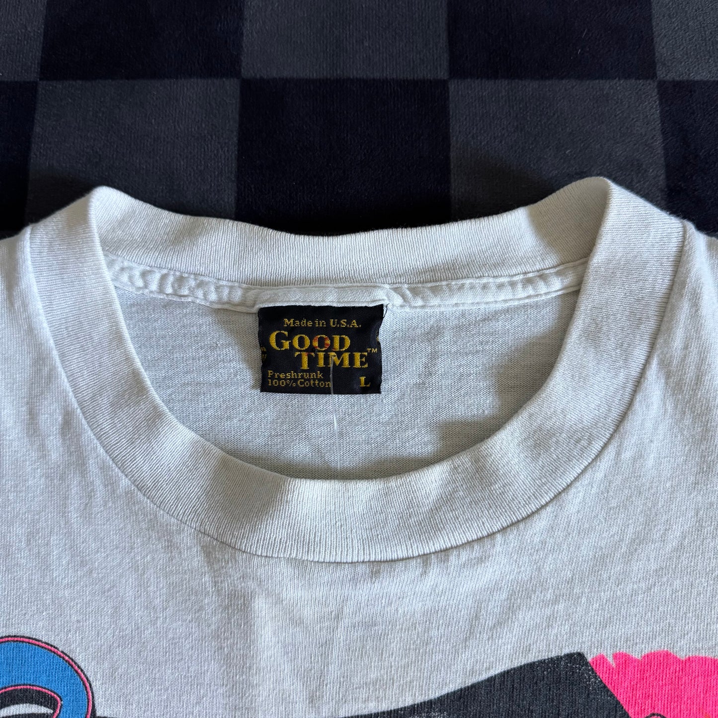 Vintage 1994 Darlington Raceway Speedwear White T Shirt Size Large