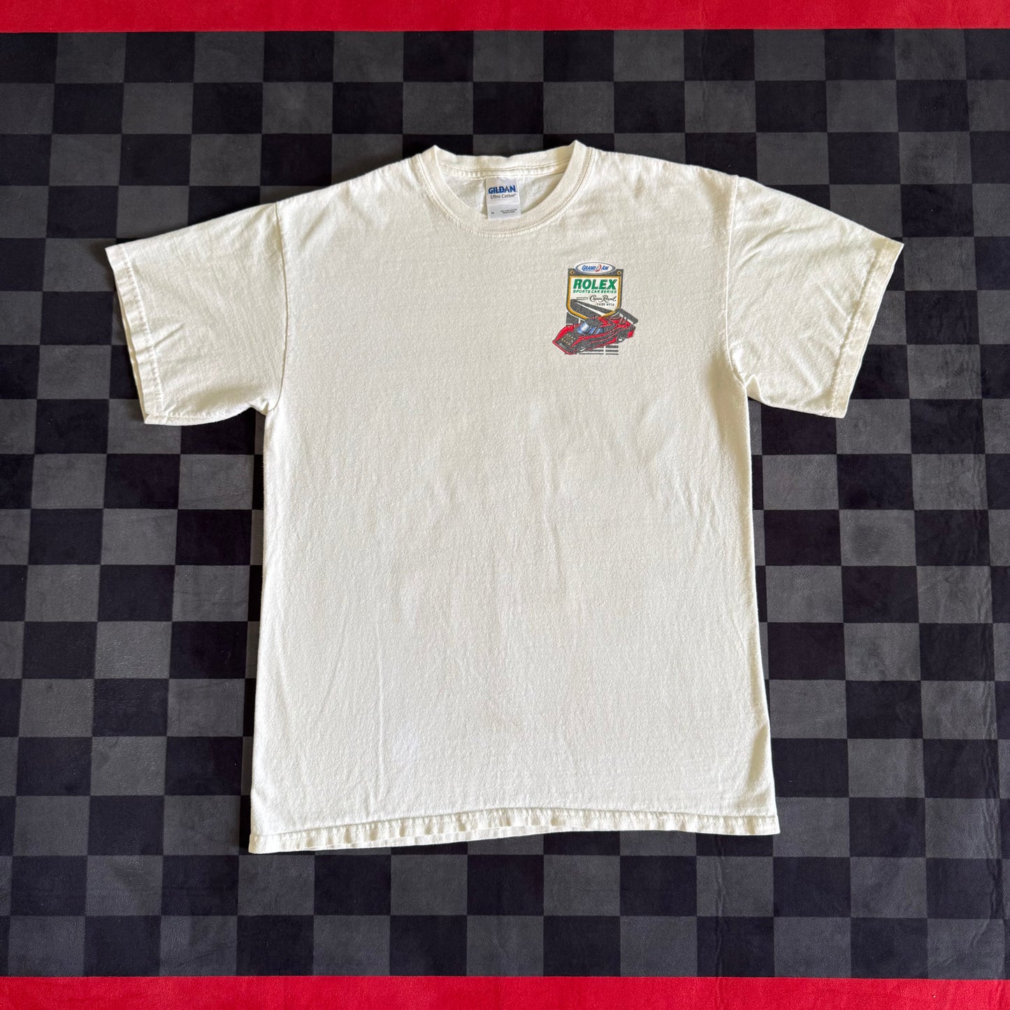 2013 Rolex Sports Car Series Schedule White T Shirt Medium