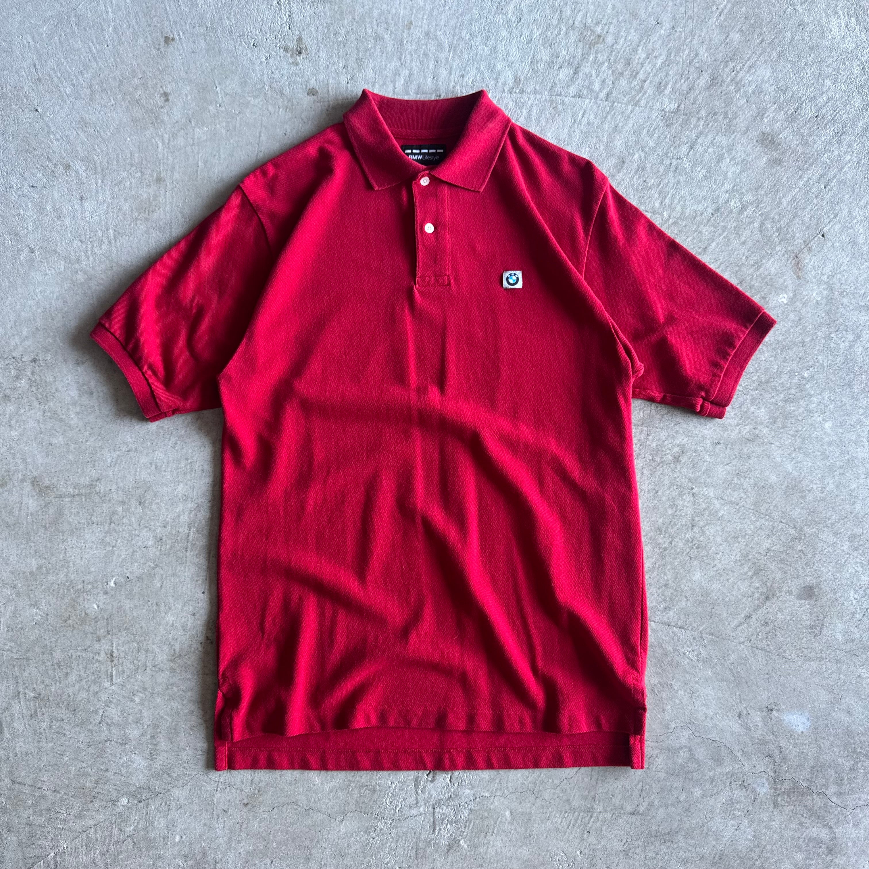 Vintage 90s BMW Lifestyle Small Patch Polo Shirt (M)