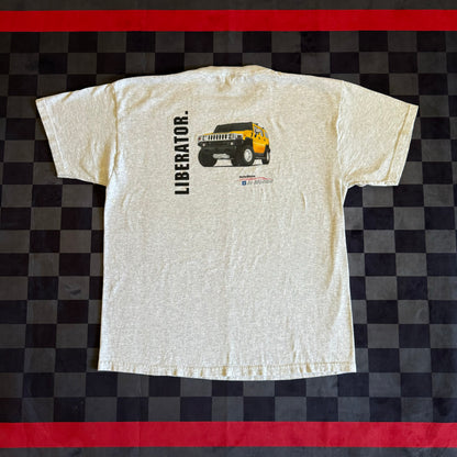 2000s GM AutoShow in Motion Corvette Hummer T Shirt XL