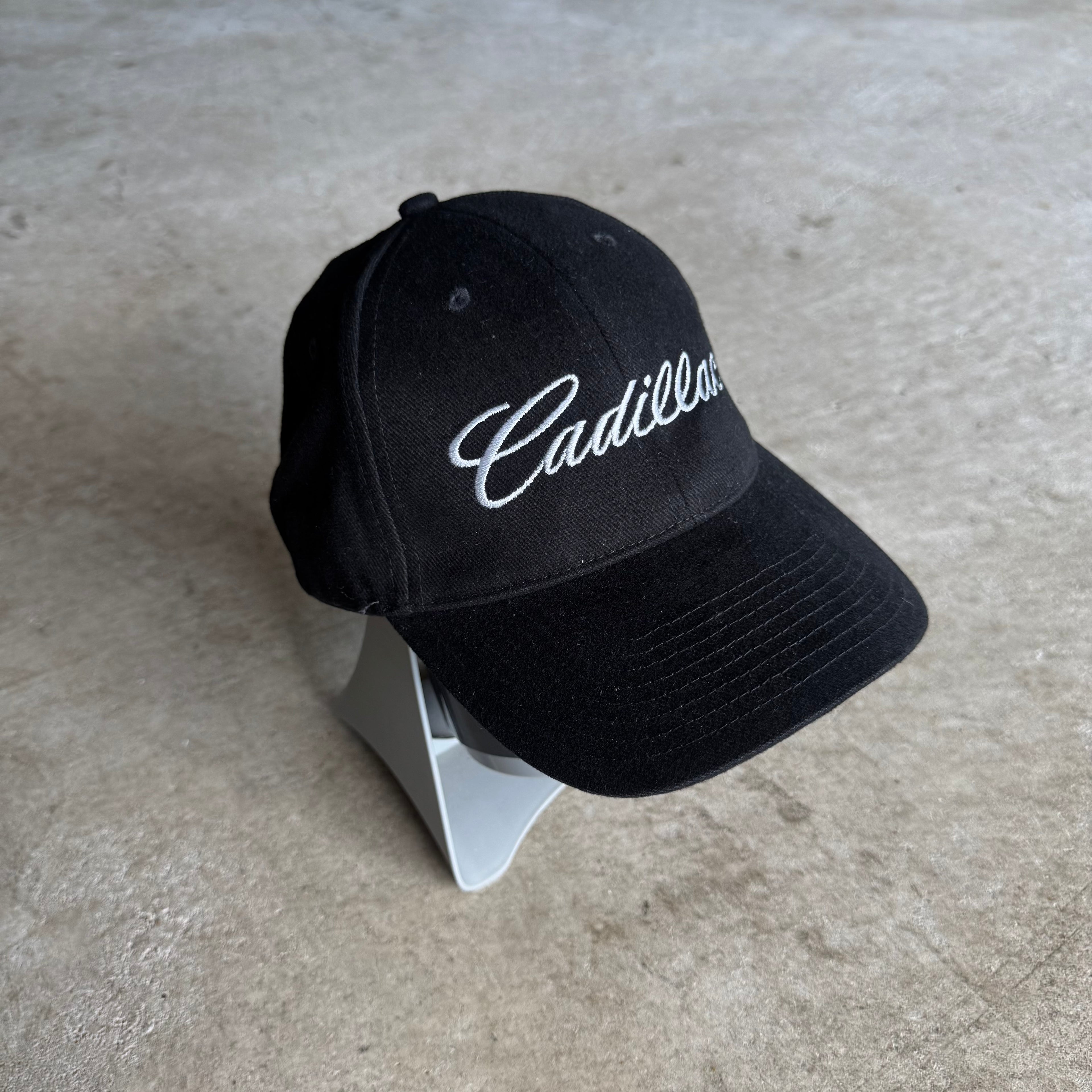 90s Cadillac Embroidered Black Cap Hat