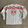 90s Dodge Motorsports White Longsleeve Shirt (XL)