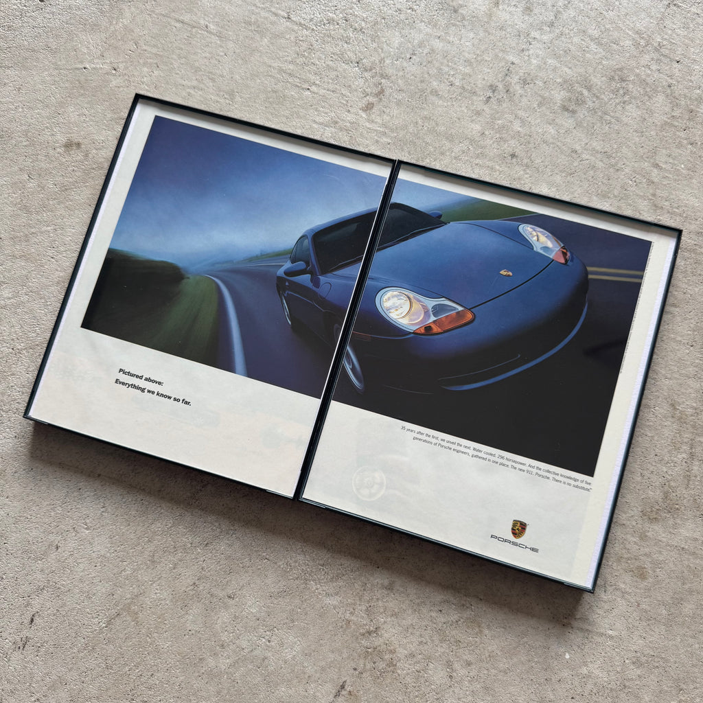 1998 Porsche Everything We Know Framed Advertisement