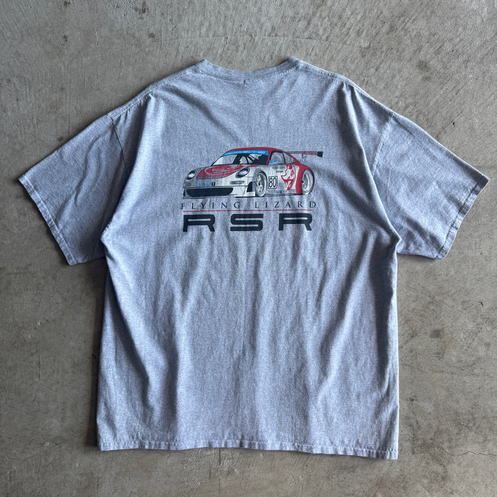 2000s Porsche Flying Lizard RSR Grey T Shirt (XXL)