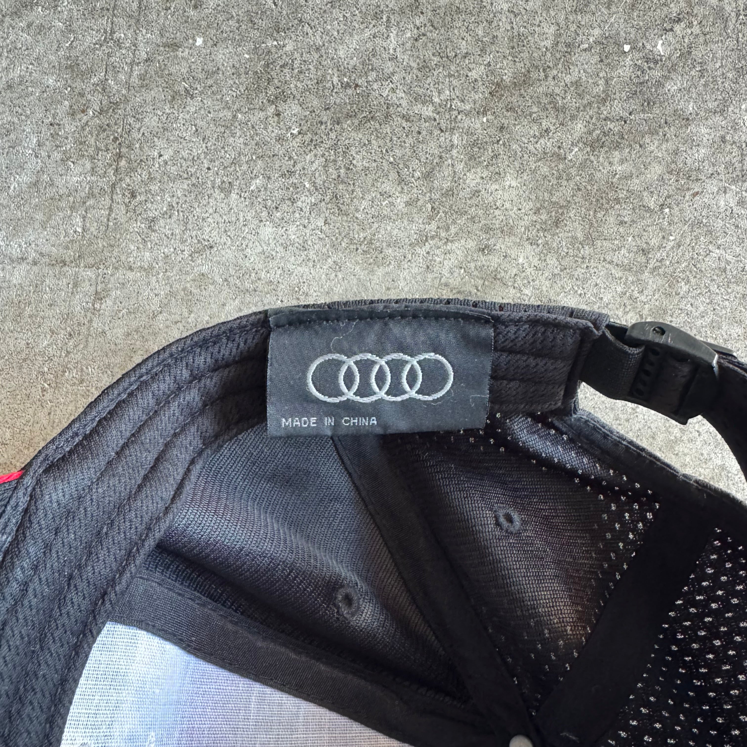 Audi Motorsports R18 Red Black Mesh Cap Hat