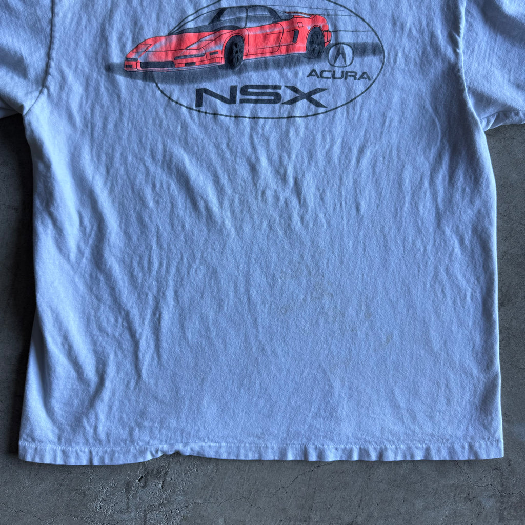 90s Acura NSX White Distressed T Shirt (L)