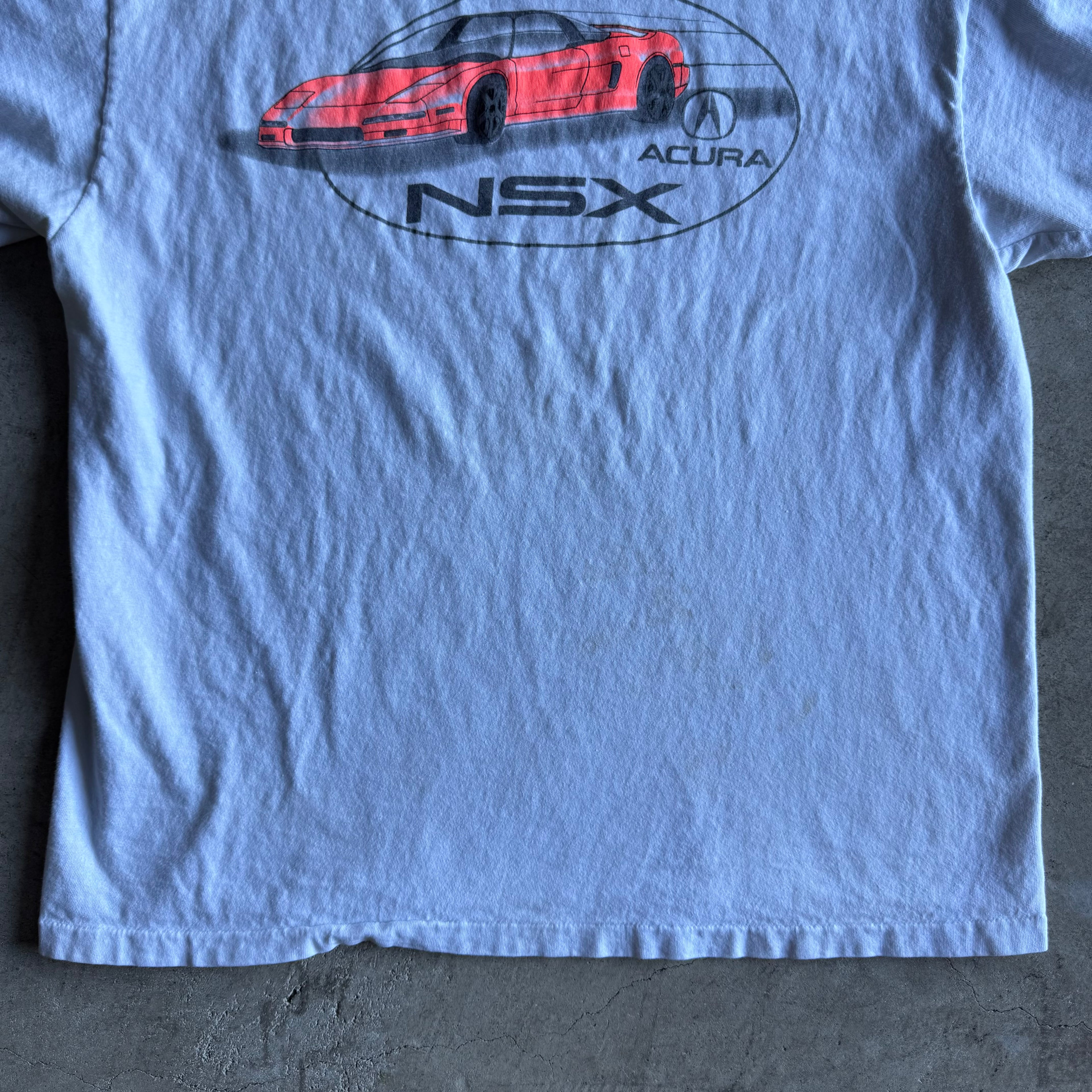 90s Acura NSX White Distressed T Shirt (L)