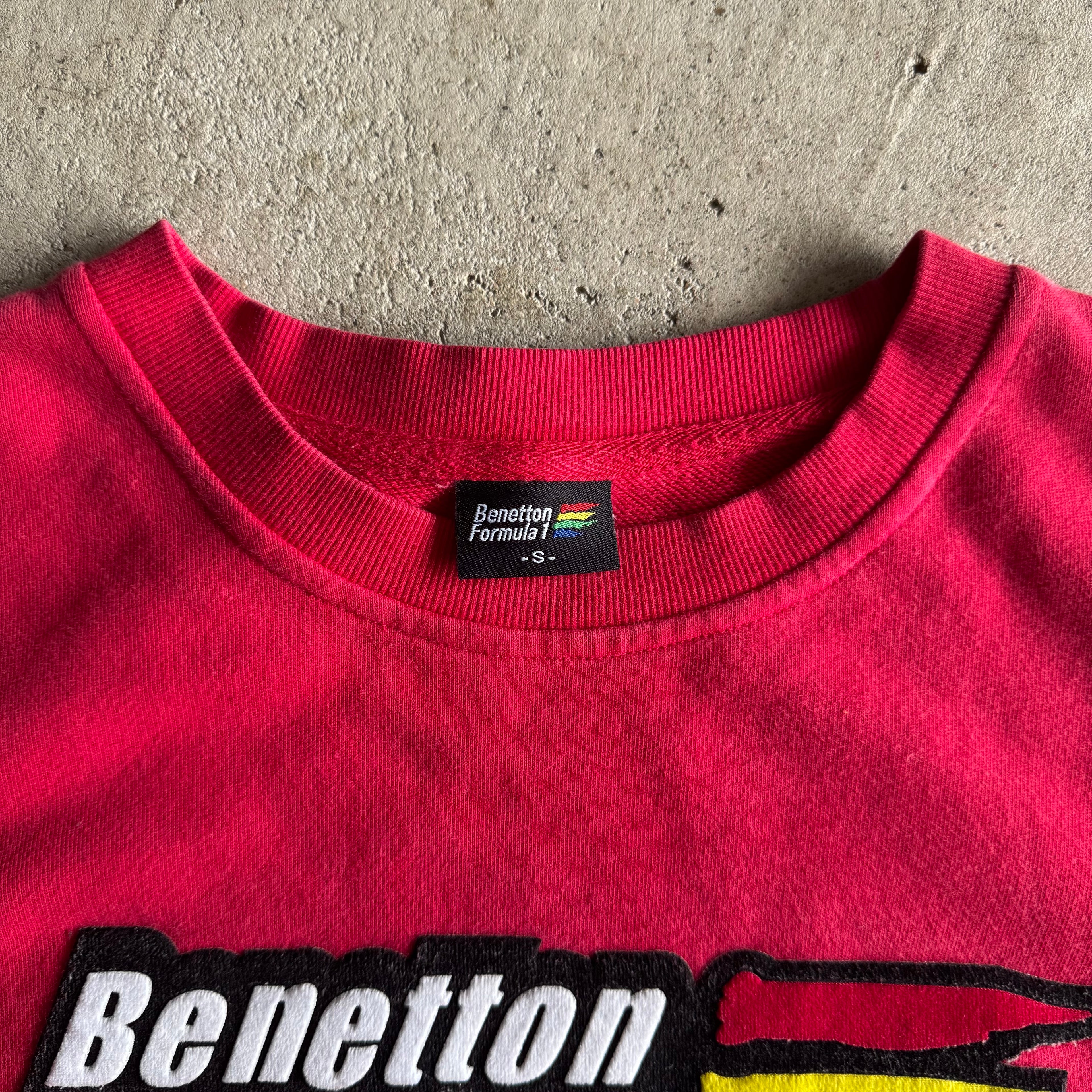 90s Benetton Formula 1 Racing Team Crewneck Sweater (S)