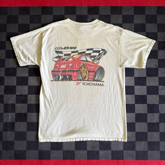 Vintage Yokohama AVS ES100 Tires BMW E36 T Shirt Large