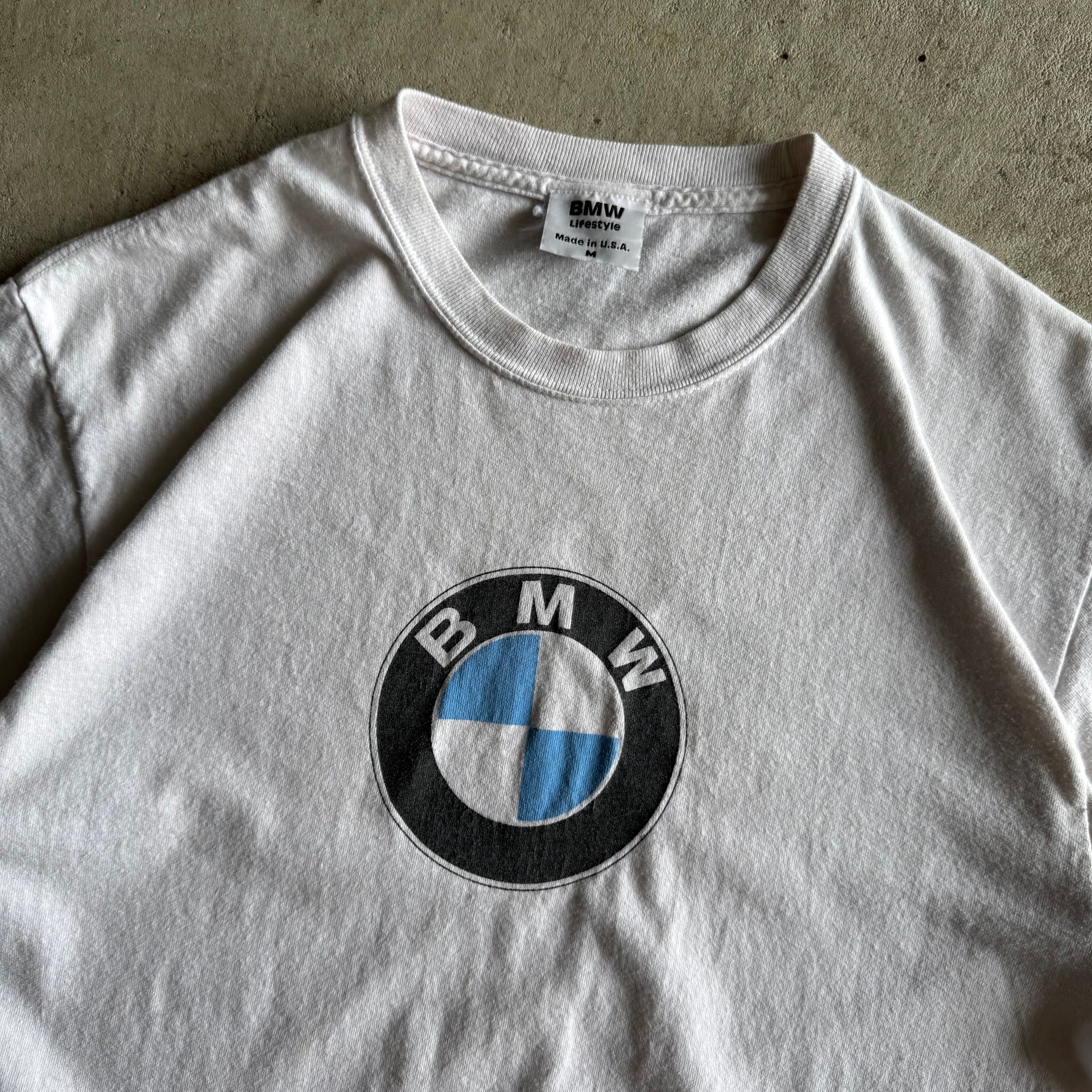 90s BMW Lifestyle Roundel White T Shirt (L)