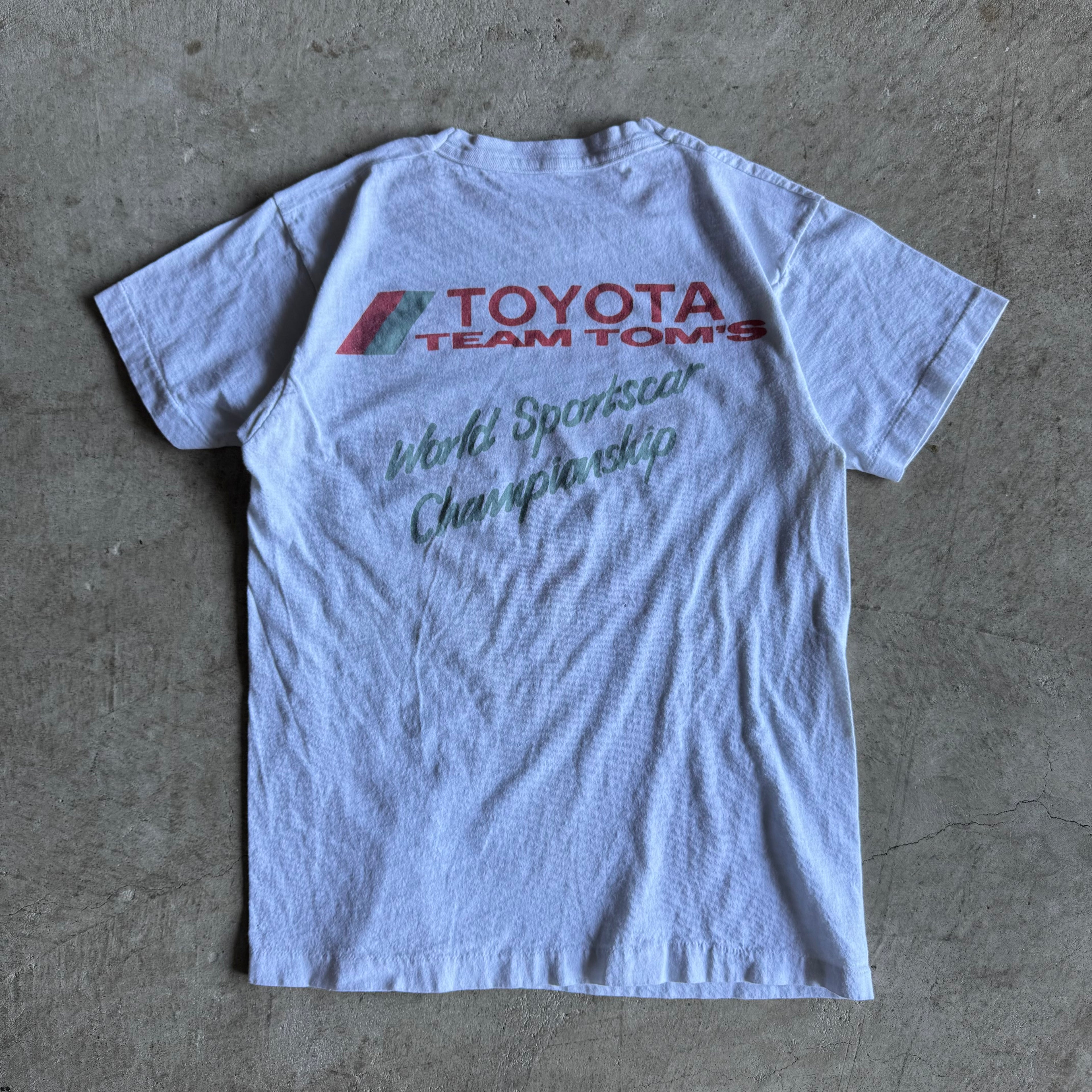1990 Toyota Team Tom's taka-Q Le Mans White T Shirt (M)