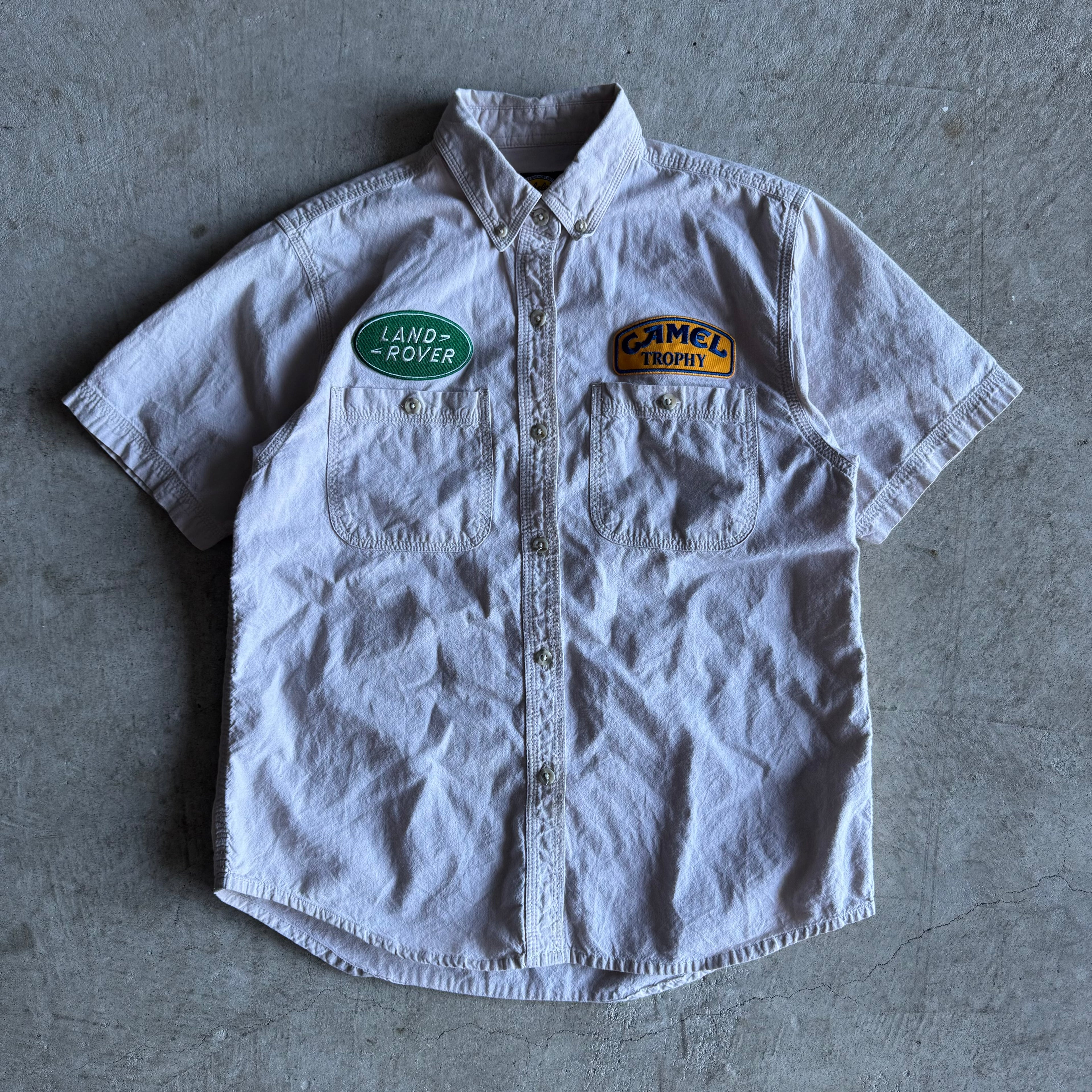 90s Land Rover Camel Trophy Button Up Shirt (M)