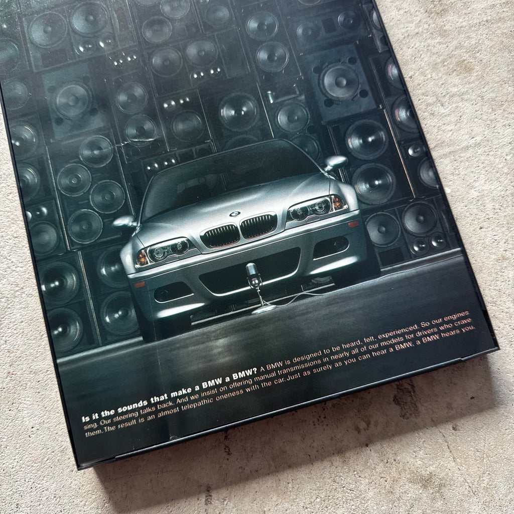 2000s BMW M3 E46 Stereo Framed Advertisement