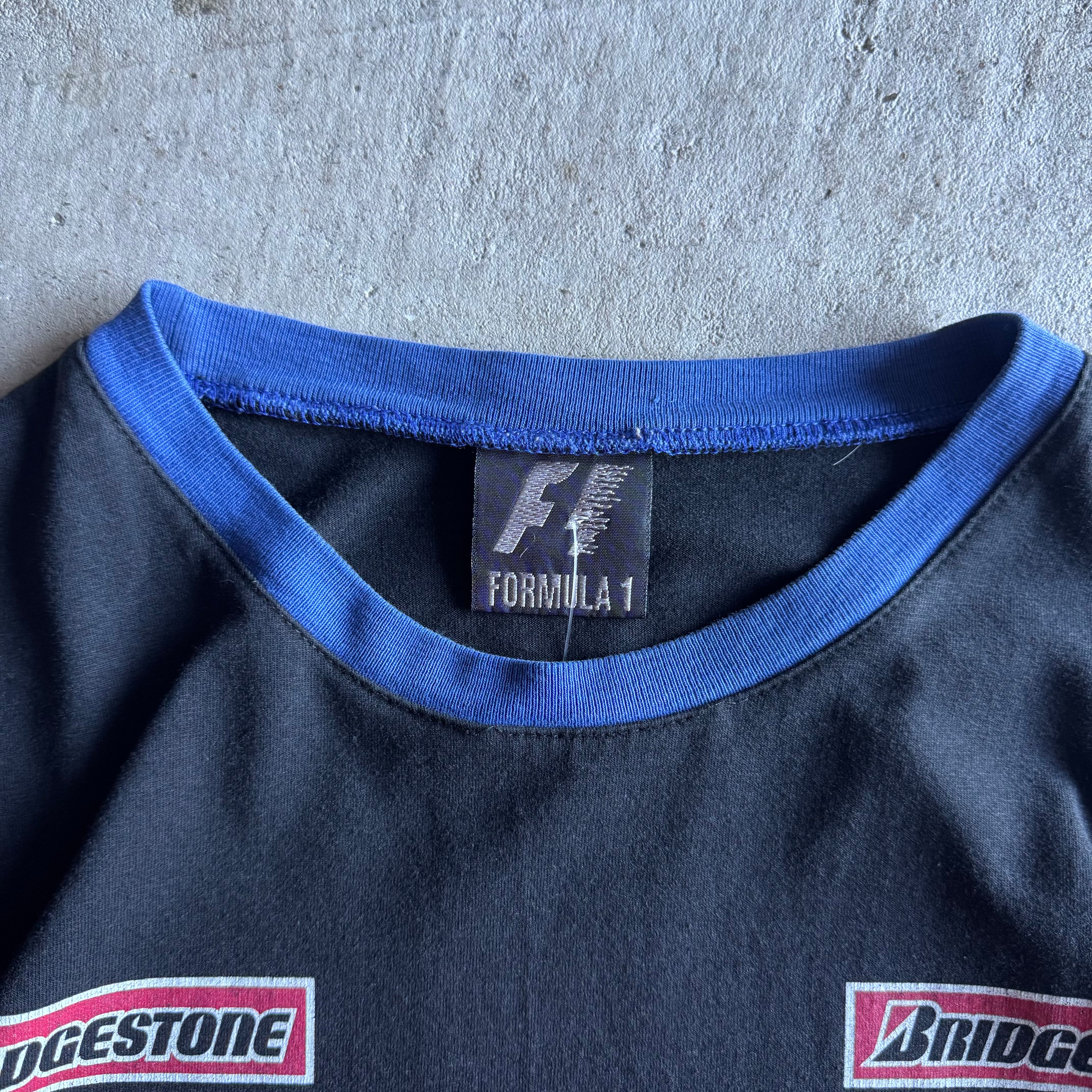 Vintage 90s Formula 1 Honda Benson & Hedges Team Black T Shirt Size Large