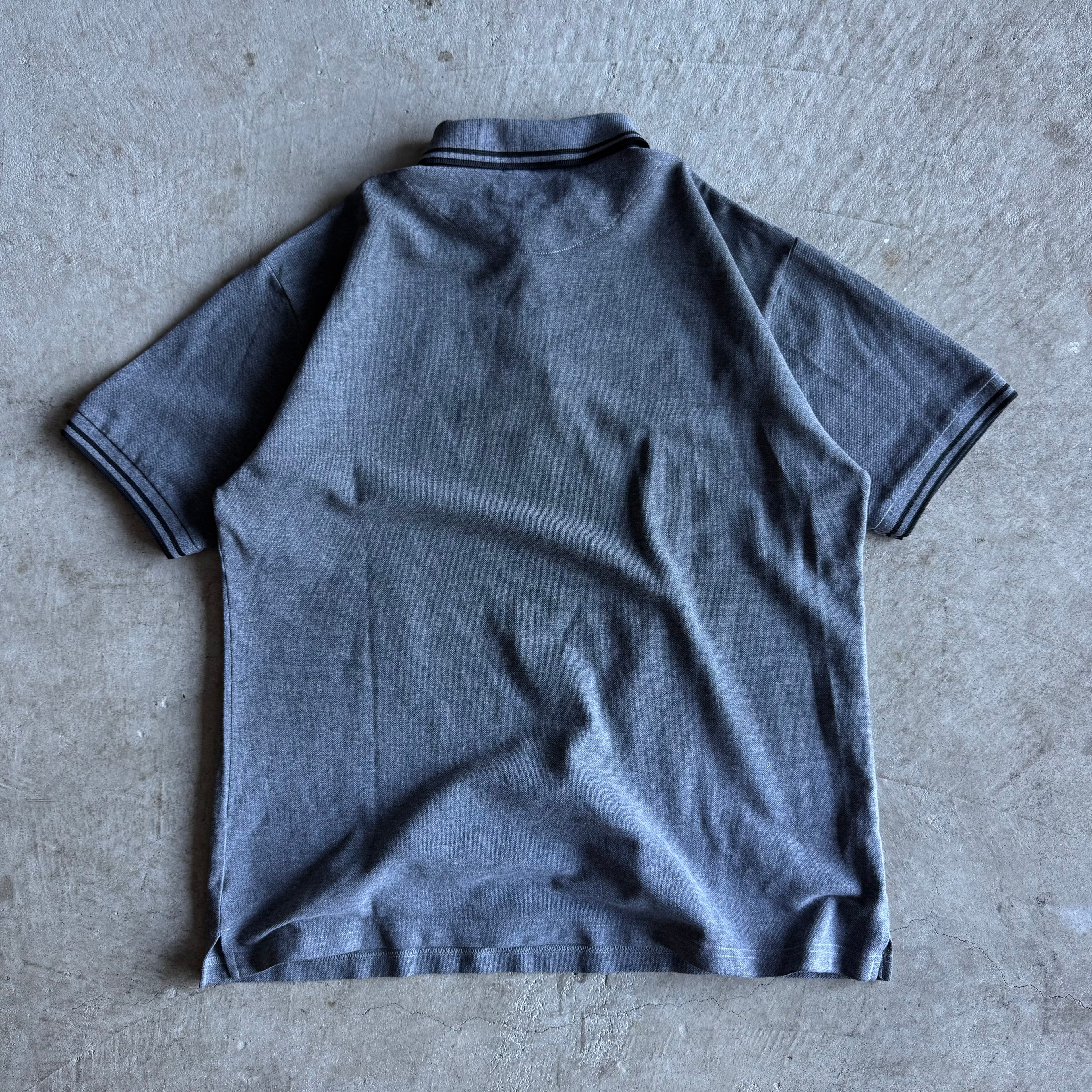 Porsche Selection 911 Turbo Grey Black Polo Shirt (XL)