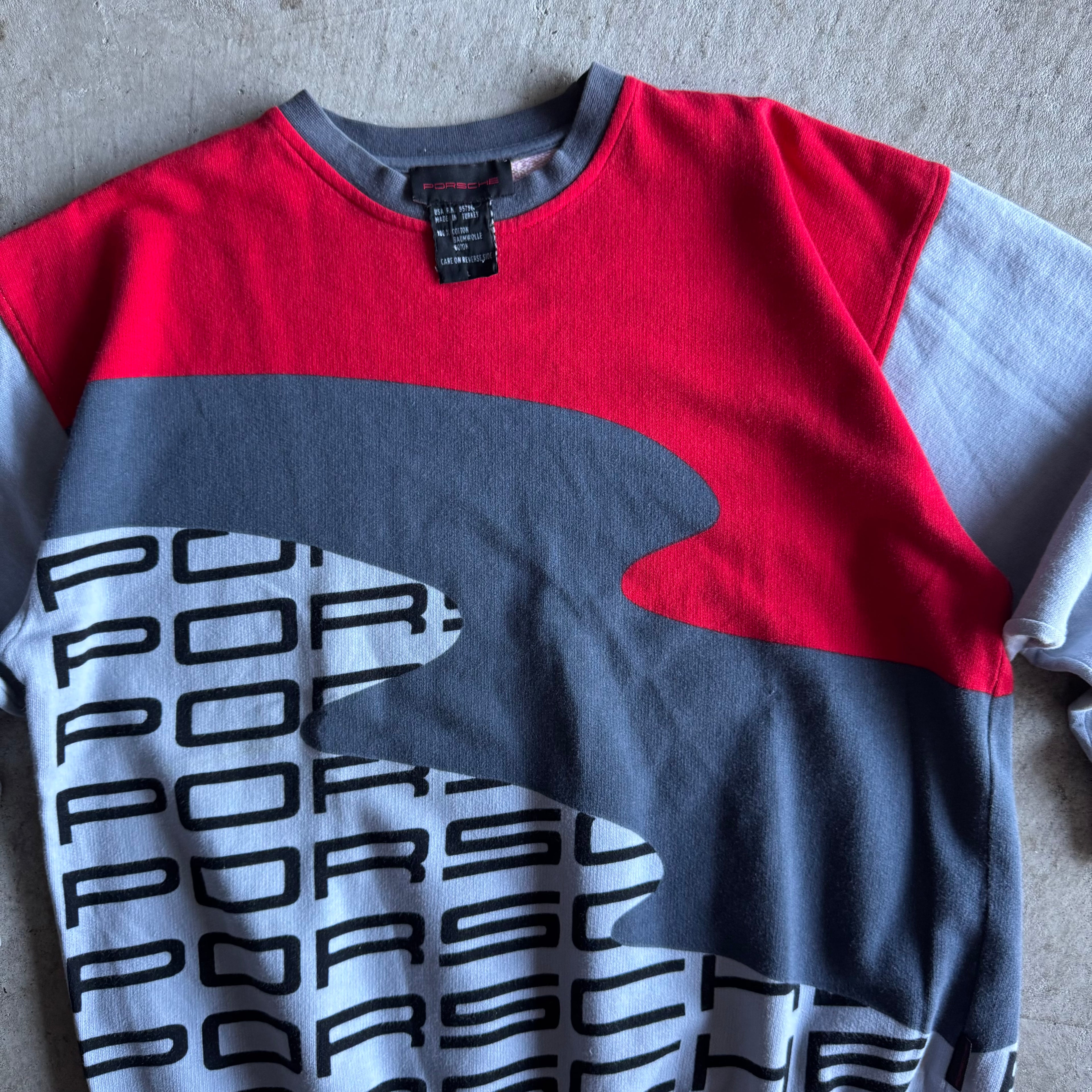 1995 Porsche Selection Motorsport Red Crewneck Sweater (L)