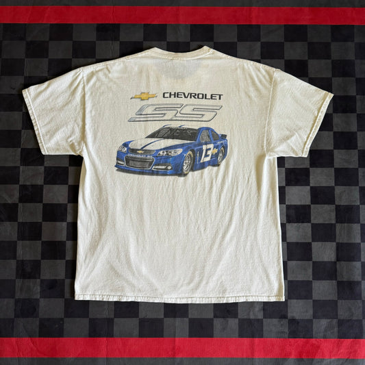 Chevrolet SS Nascar Stock Car White T Shirt