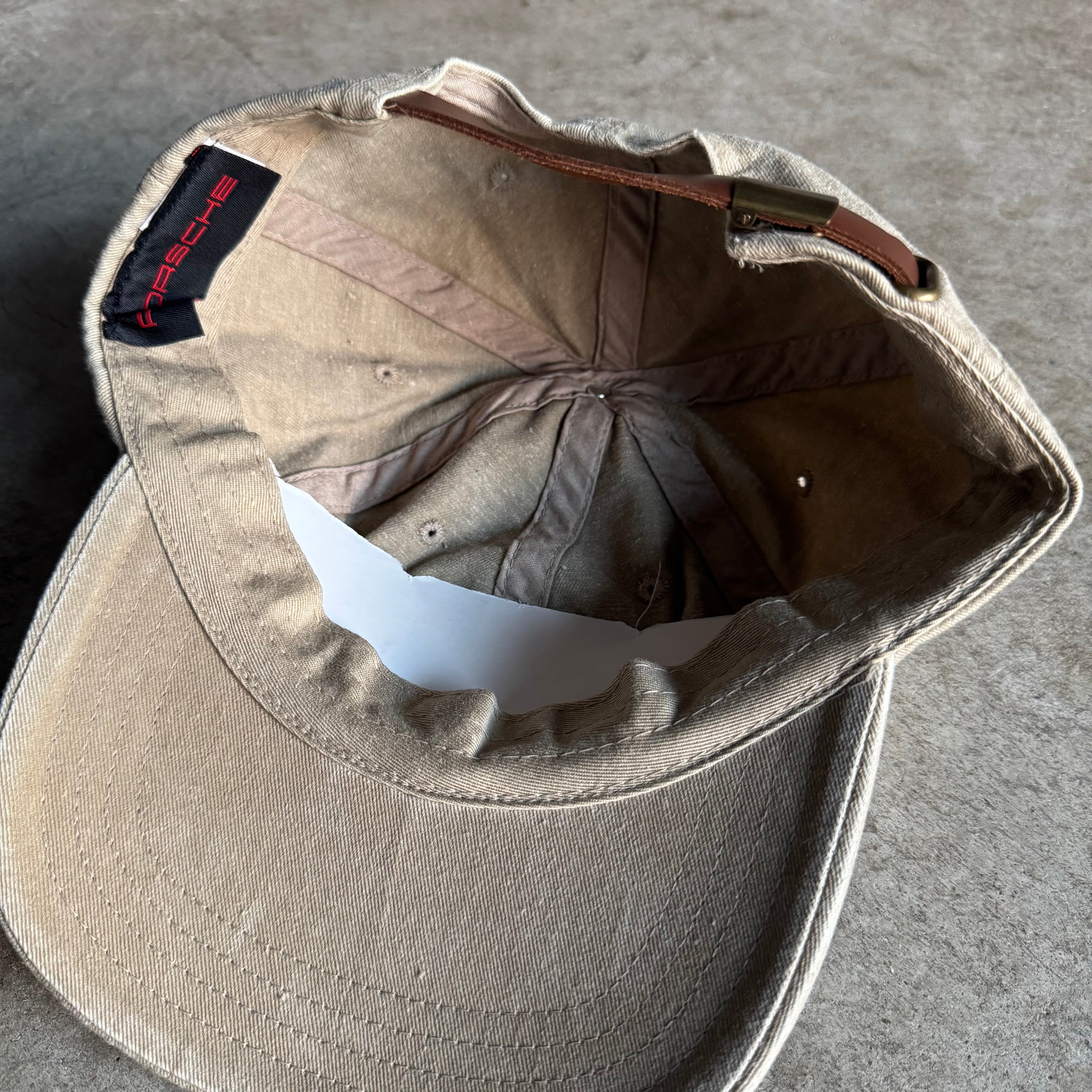 90s Porsche Selection Boxster S Khaki Adjustable Strapback Hat