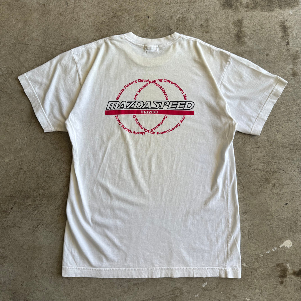 90s Mazdaspeed Racing Team White T Shirt (L)