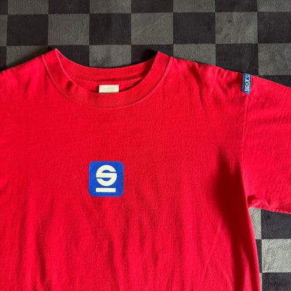 Sparco Speedometer Red T-Shirt Medium