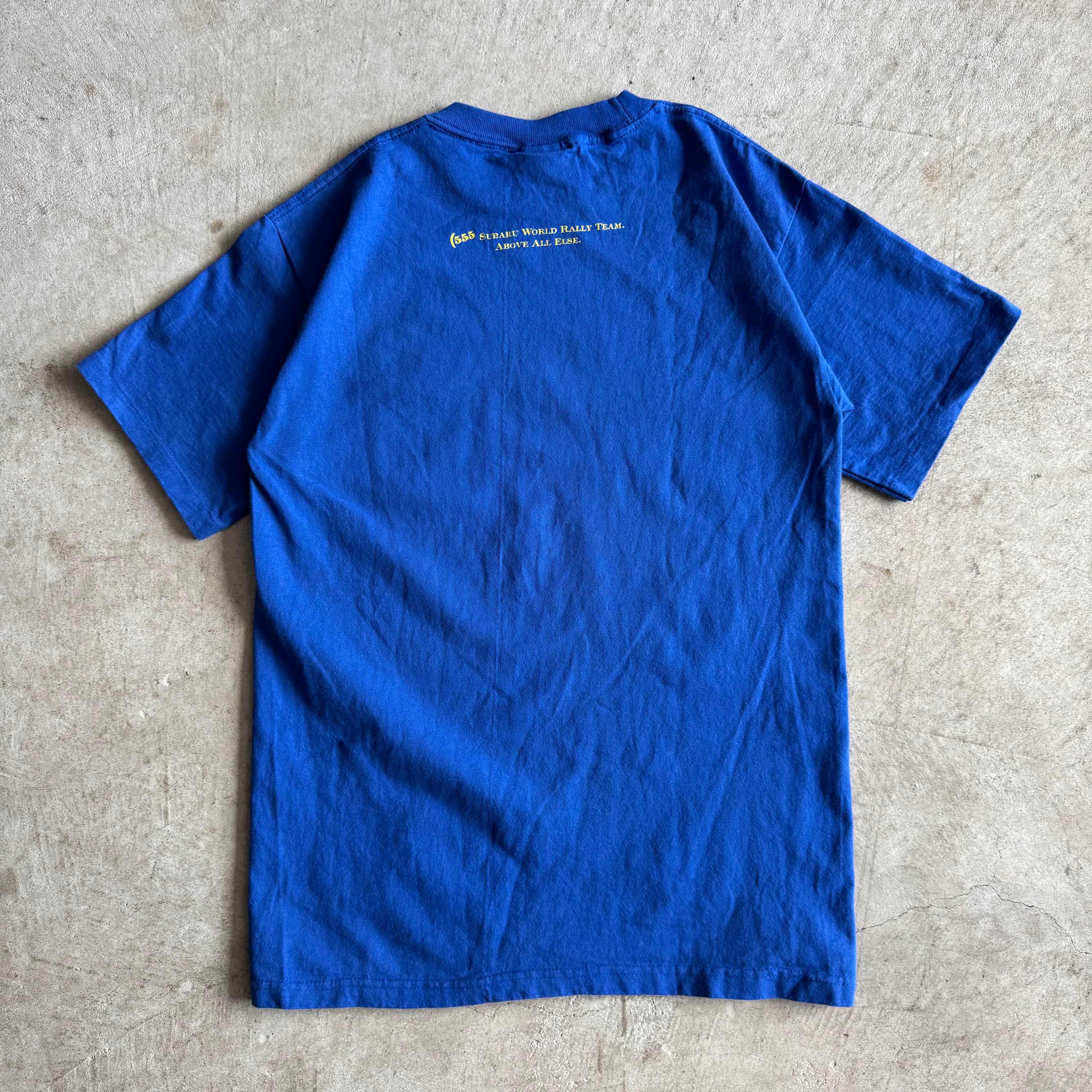 90s Subaru World Rally Team 555 Blue T Shirt (L)