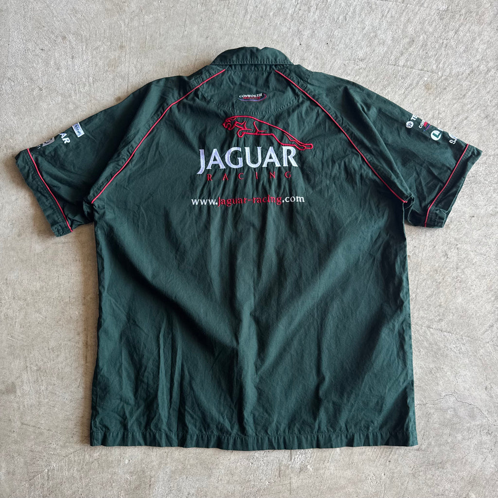 2000s Jaguar Ford Cosworth F1 Formula Team Button Up Shirt (M)