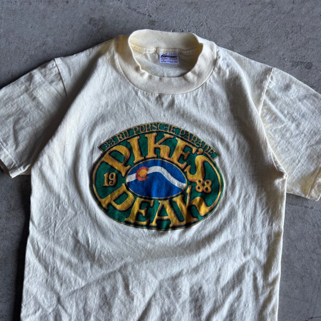 1988 Porsche Parade Pikes Peak Yellow T Shirt (S)