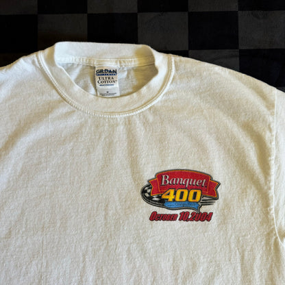 2004 NASCAR Banquet 400 White T Shirt