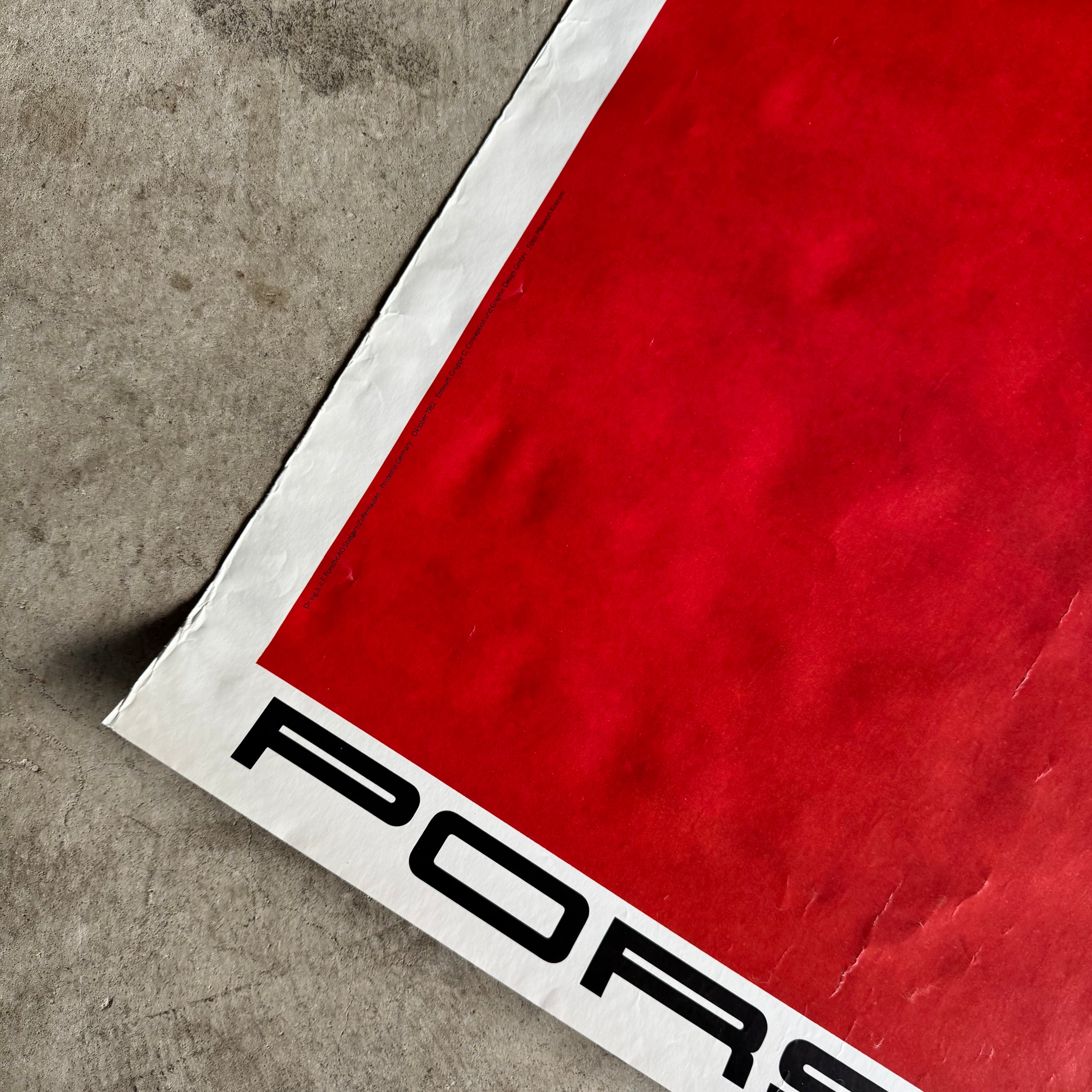 1982 Porsche 956 6 Hours of Fuji Victory Poster
