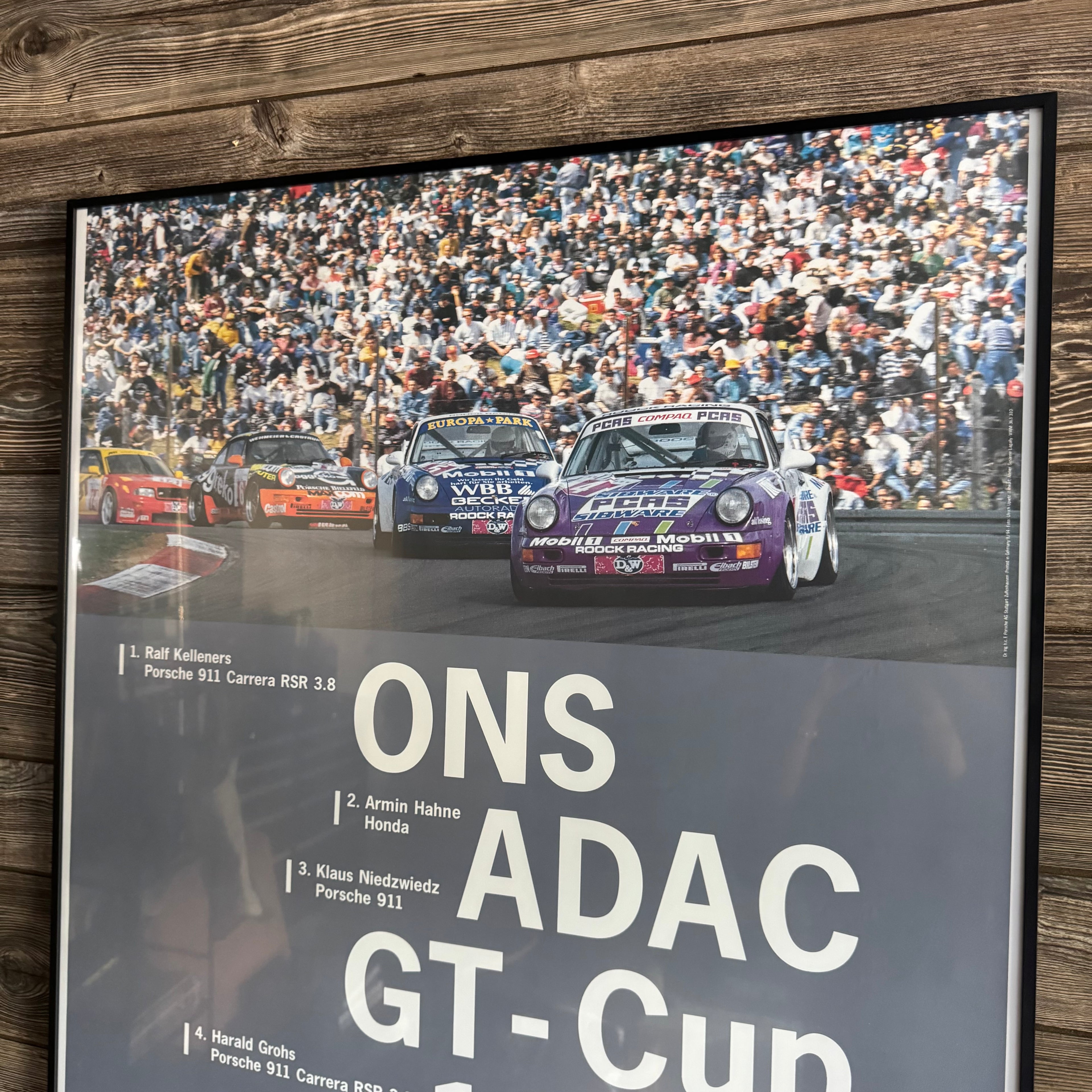 1994 Porsche ONS ADAC GT-Cup Victory Poster