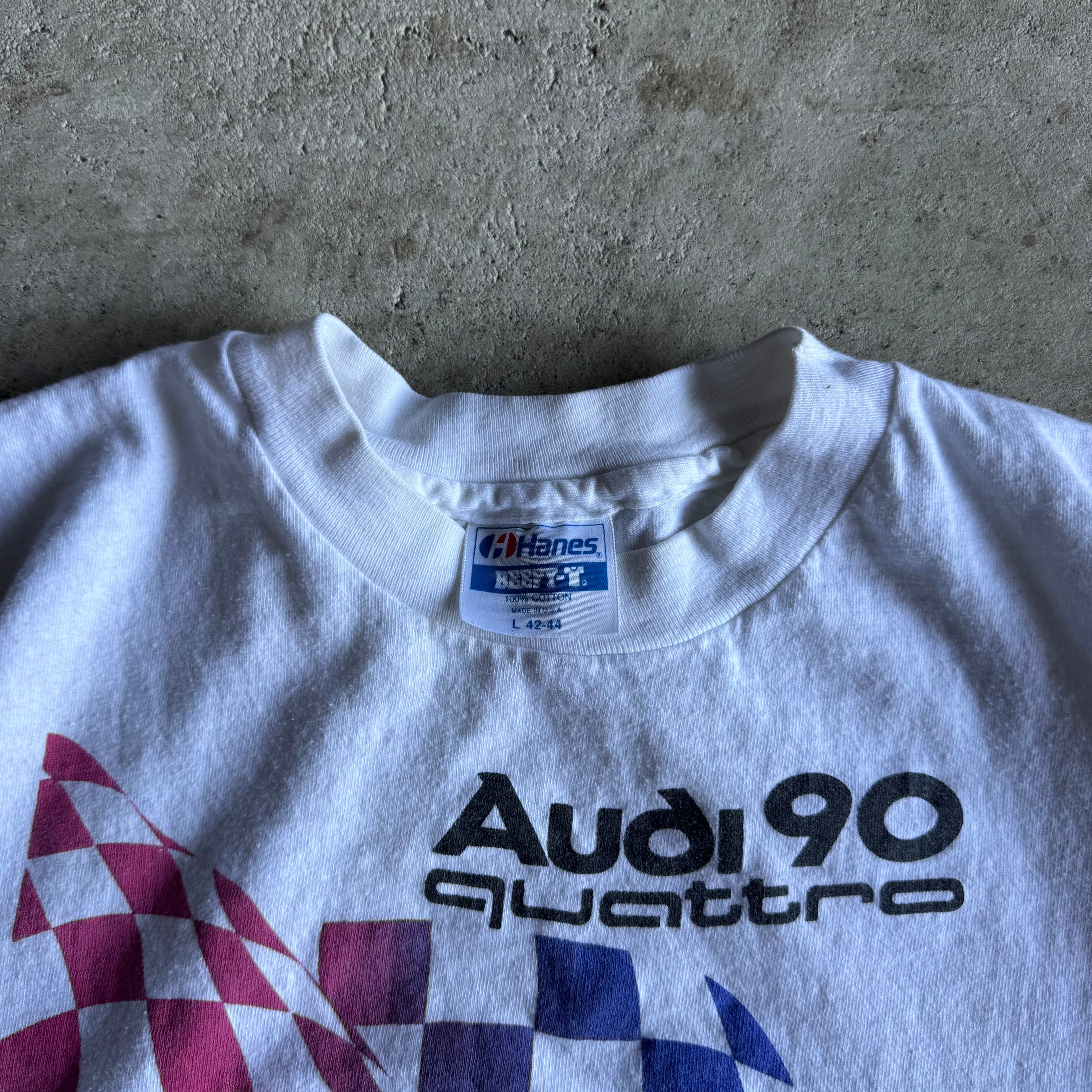90s Audi 90 IMSA GTO White T Shirt (L)