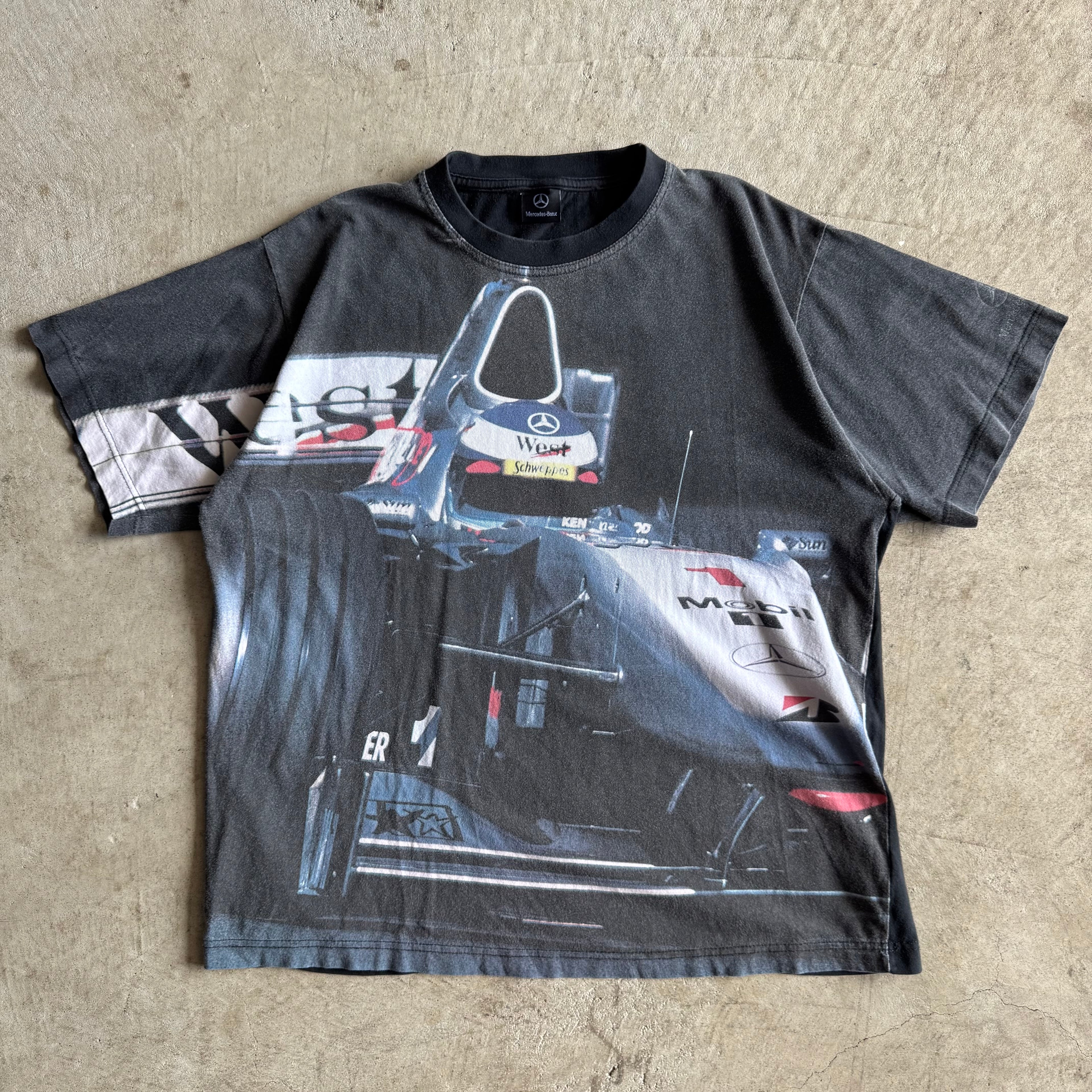 1999 Mercedes Mika Haikkinen World Champion T Shirt (M)