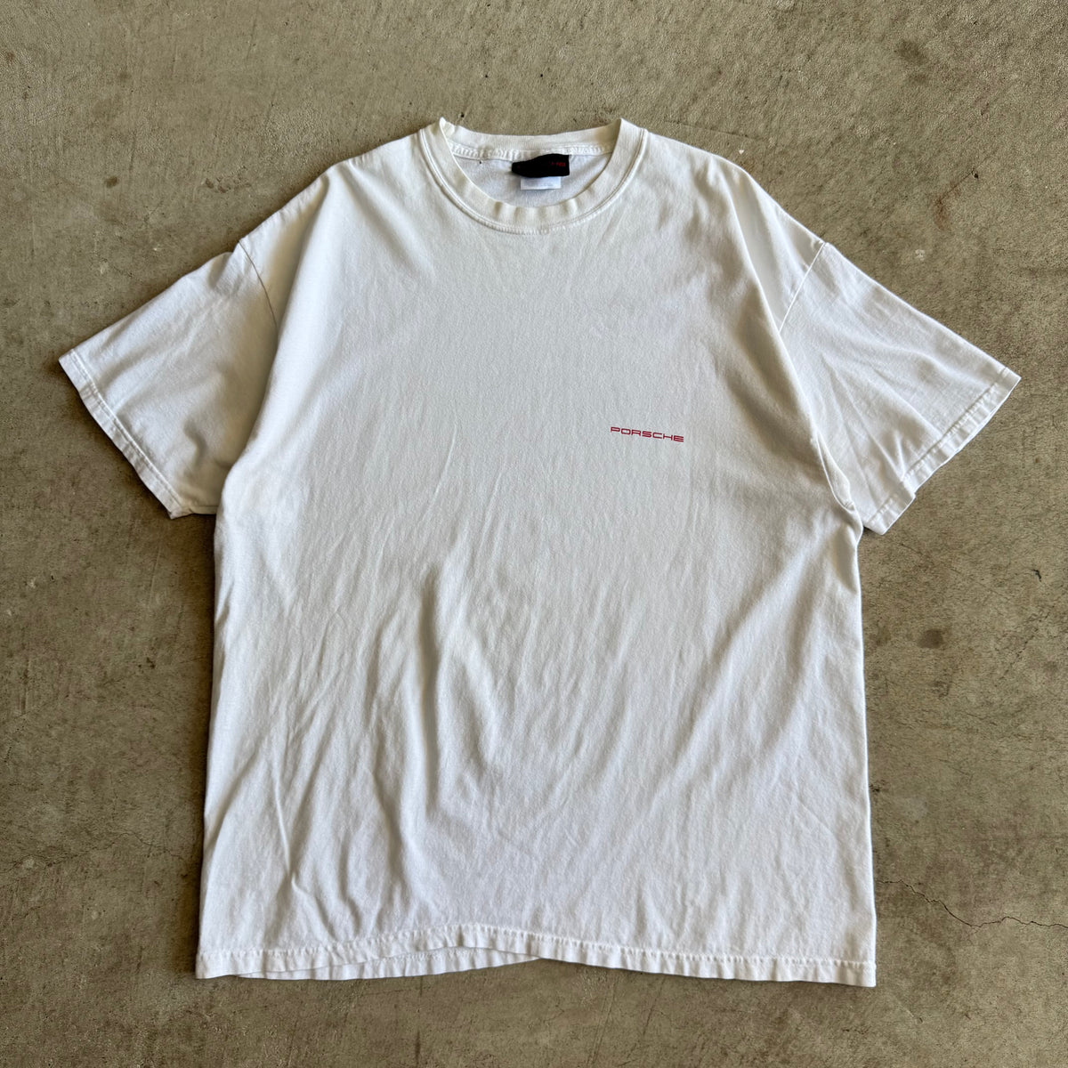 90s Porsche Selection Legends of Le Mans White T Shirt (XL)