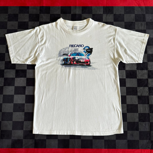 2003 Recaro Porsche 911 GT3-RS White T-Shirt Large