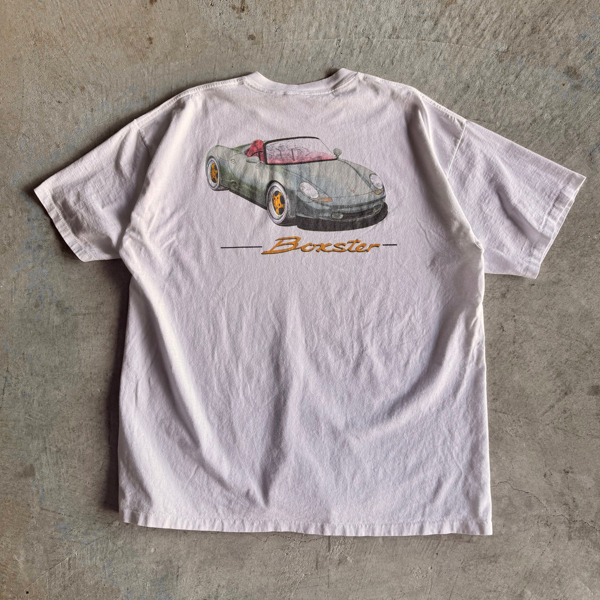 90s Porsche 996 Boxster White T Shirt (XXL)