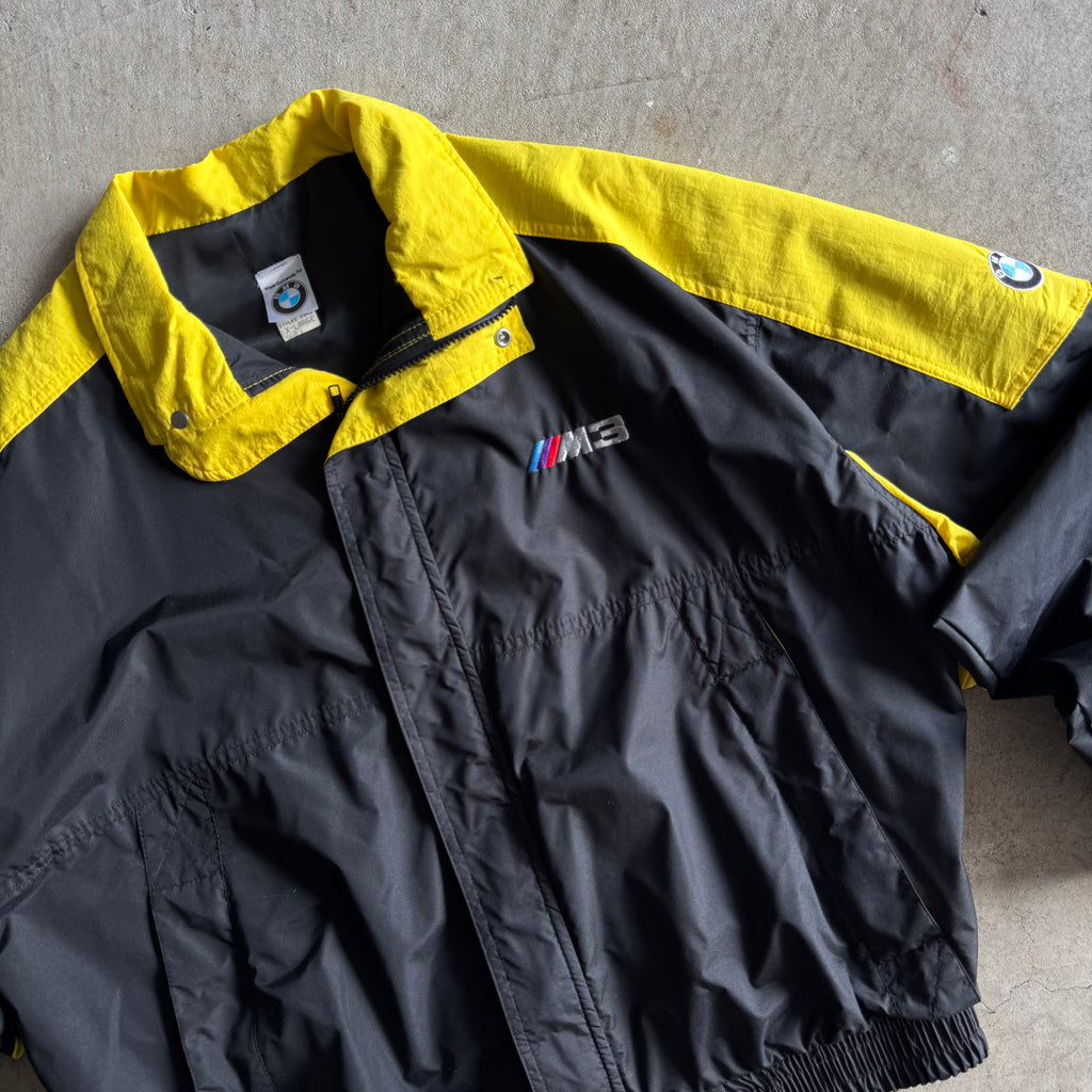 90s BMW M3 Motorsport Black Dakar Yellow Jacket (XL)