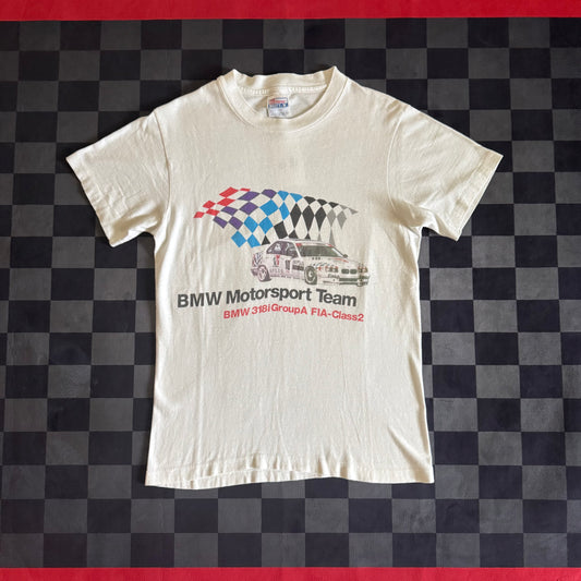 Vintage BMW Motorsport Team FIA-Class 2 T Shirt Medium